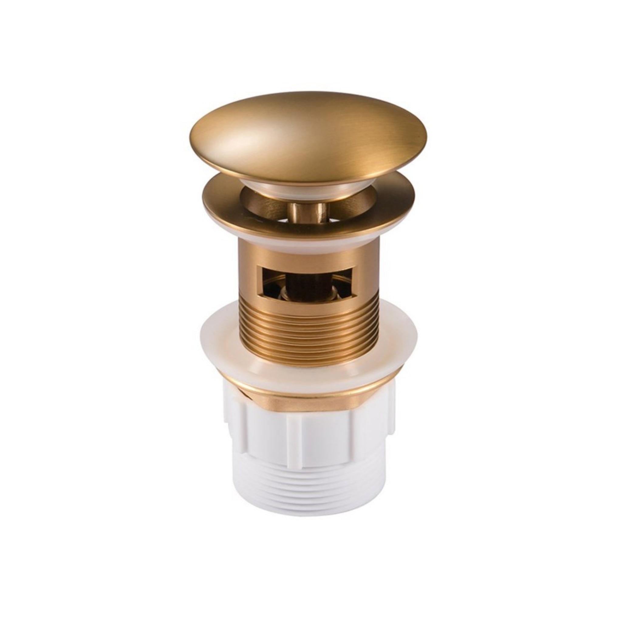 AQUAPERLA POPUP OVERFLOW BASIN WASTE 32MM BRUSHED BRASS