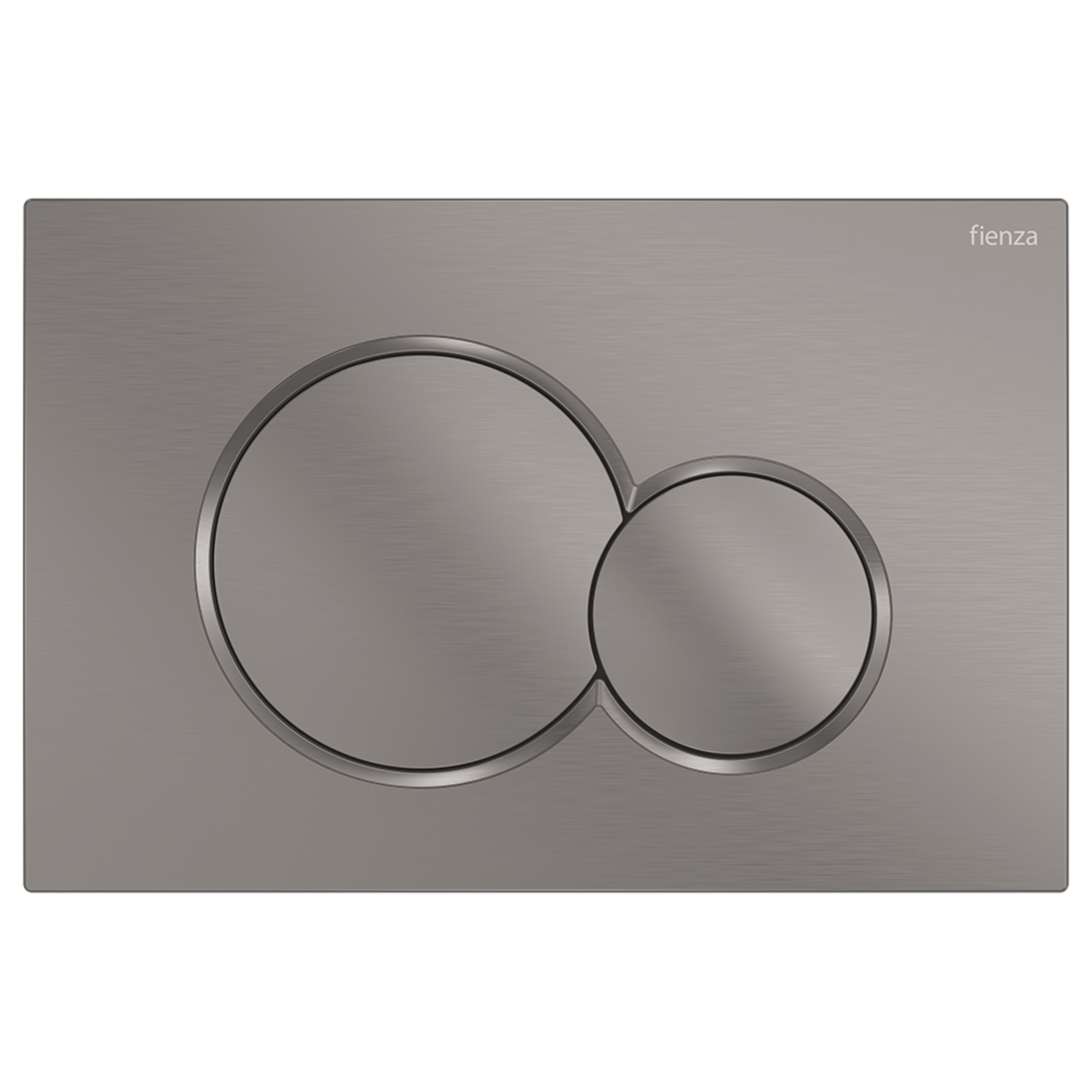 FIENZA SIGMA ROUND BUTTON FLUSH PLATE 246MM GUN METAL