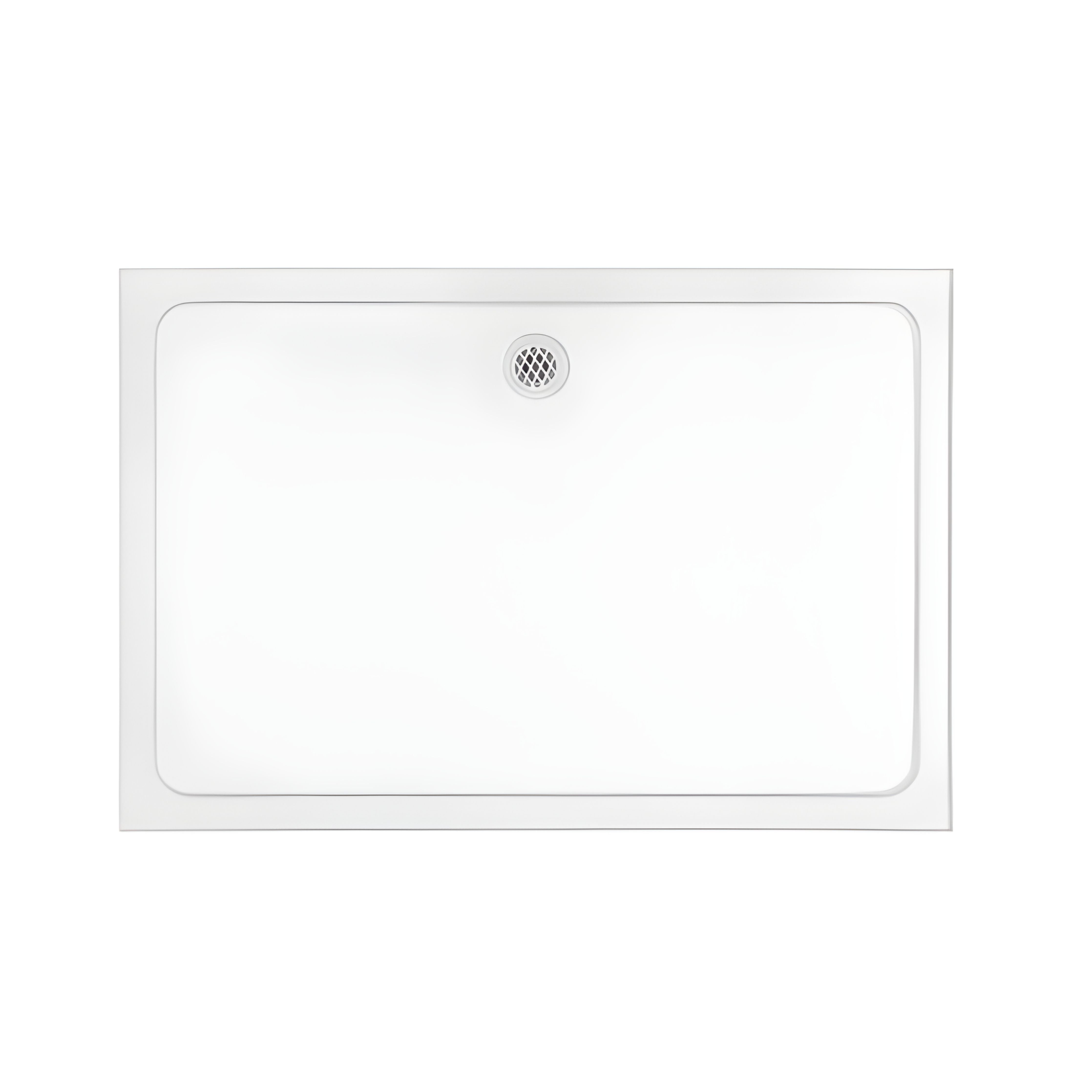 DECINA PRELUDE REAR WASTE SHOWER BASE 1200MM GLOSS WHITE