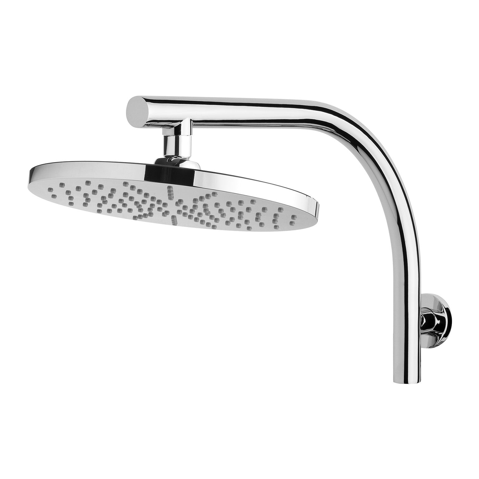 PHOENIX VIVID HIGH-RISE SHOWER ARM AND ROUND ROSE 230MM CHROME