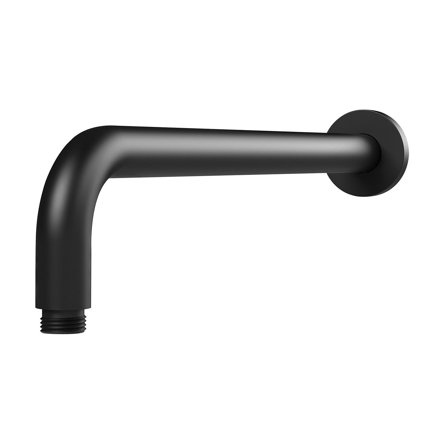 PHOENIX VIVID SHOWER ARM ROUND 400MM MATTE BLACK