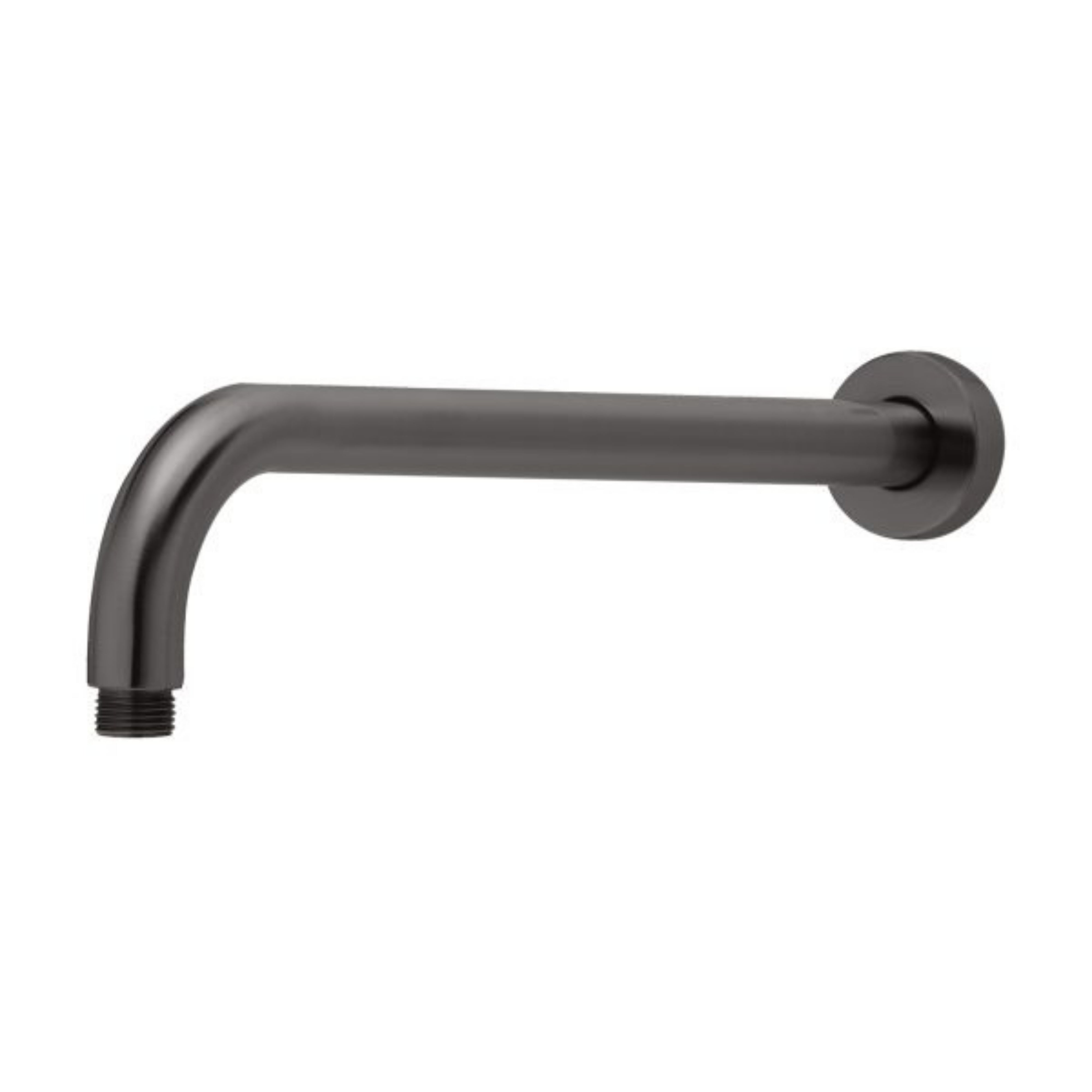 PHOENIX VIVID SHOWER ARM ROUND 400MM BRUSHED CARBON