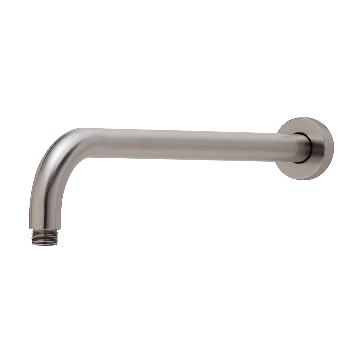 PHOENIX VIVID SHOWER ARM ROUND 400MM BRUSHED NICKEL