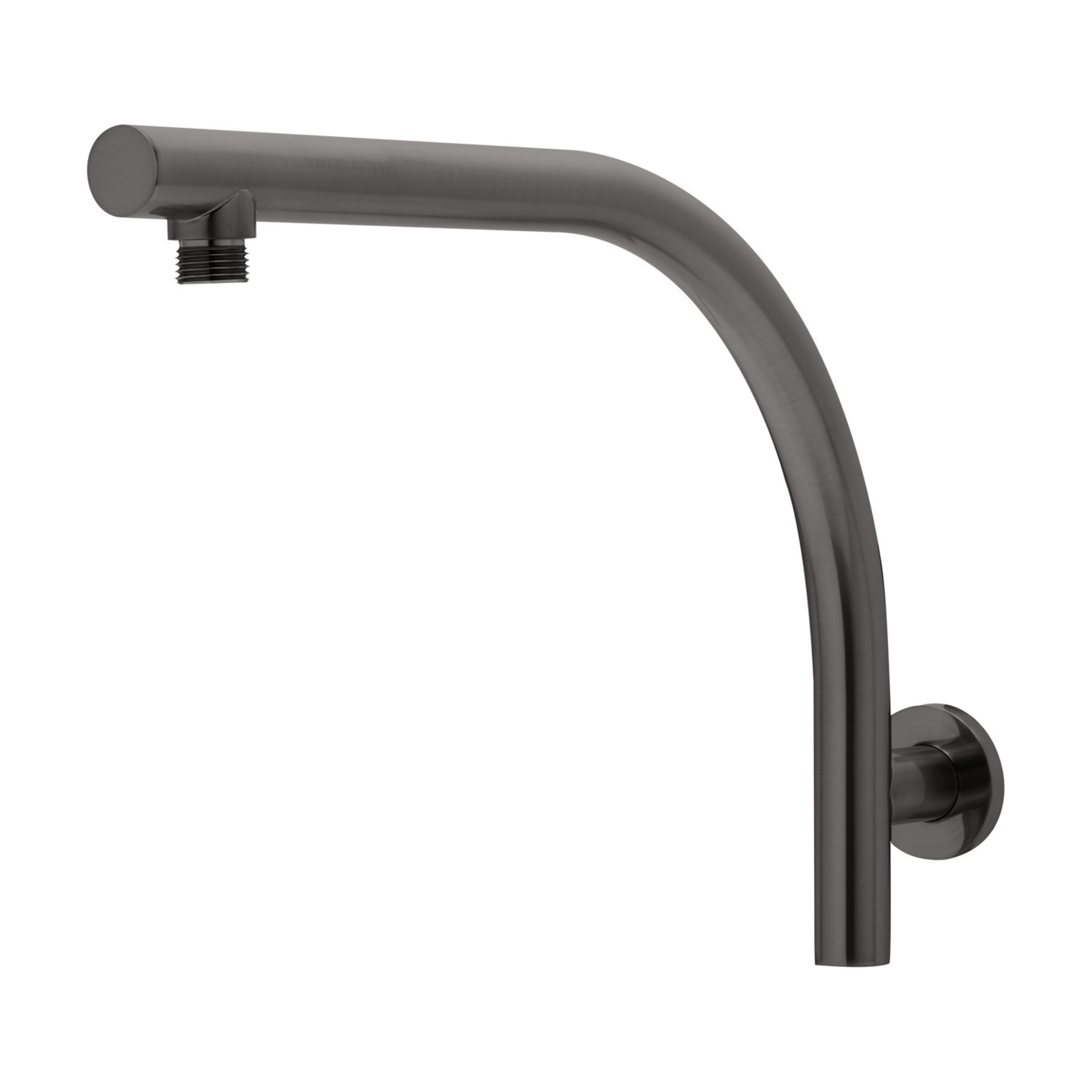 PHOENIX RUSH HIGH-RISE SHOWER ARM 400MM BRUSHED CARBON