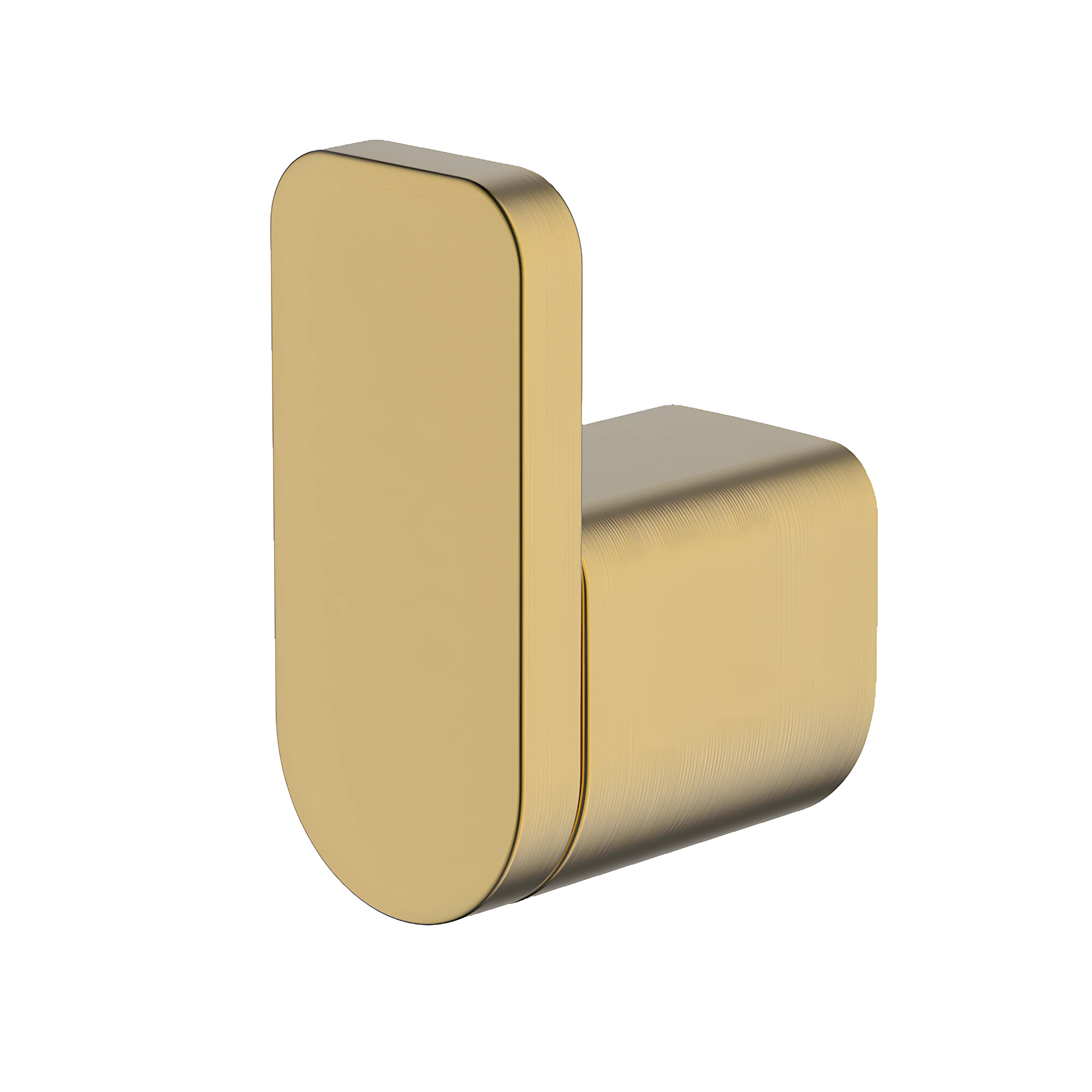 GARETH ASHTON VELA SINGLE ROBE HOOK BRUSHED BRASS