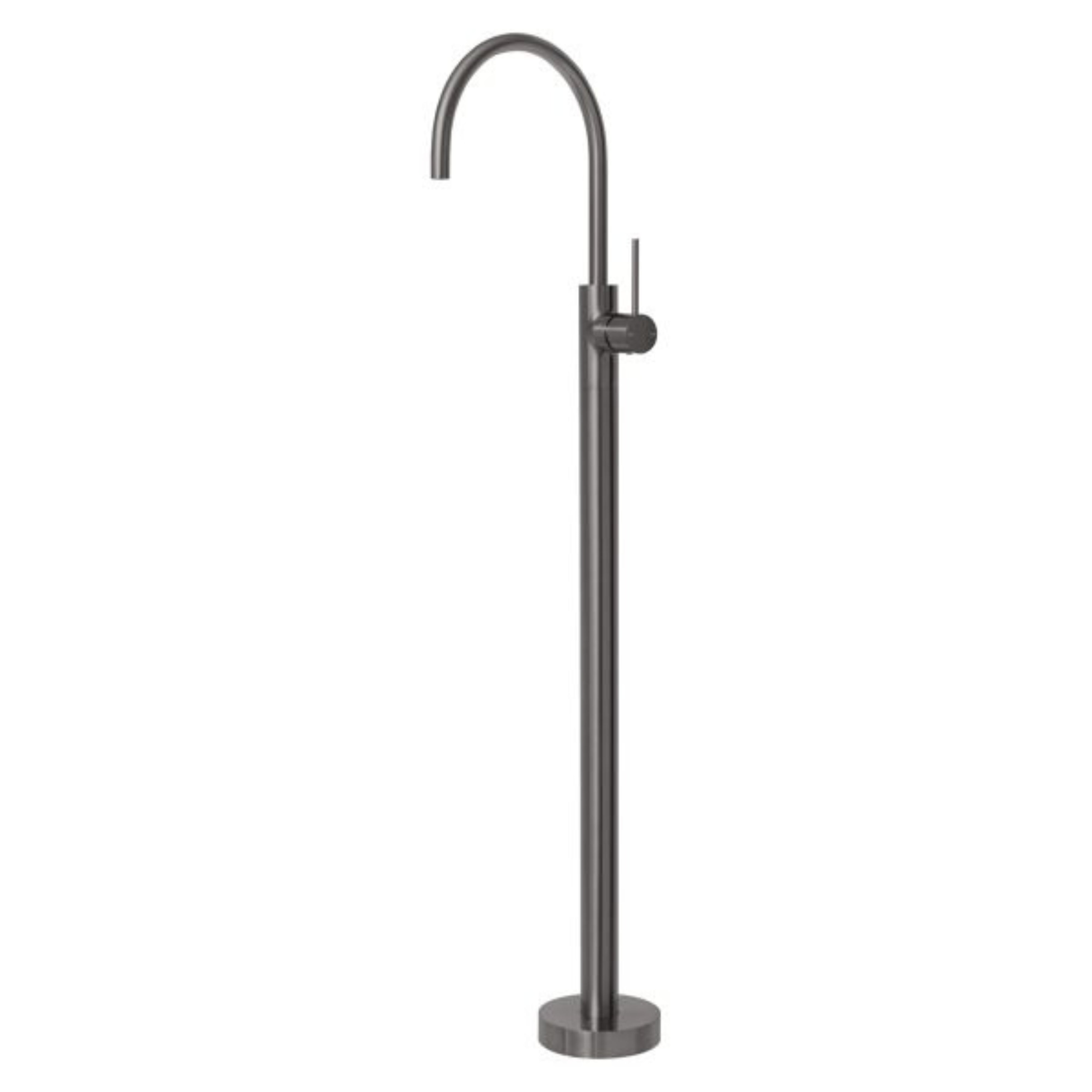 PHOENIX VIVID SLIMLINE FLOOR MOUNTED BATH MIXER BRUSHED CARBON