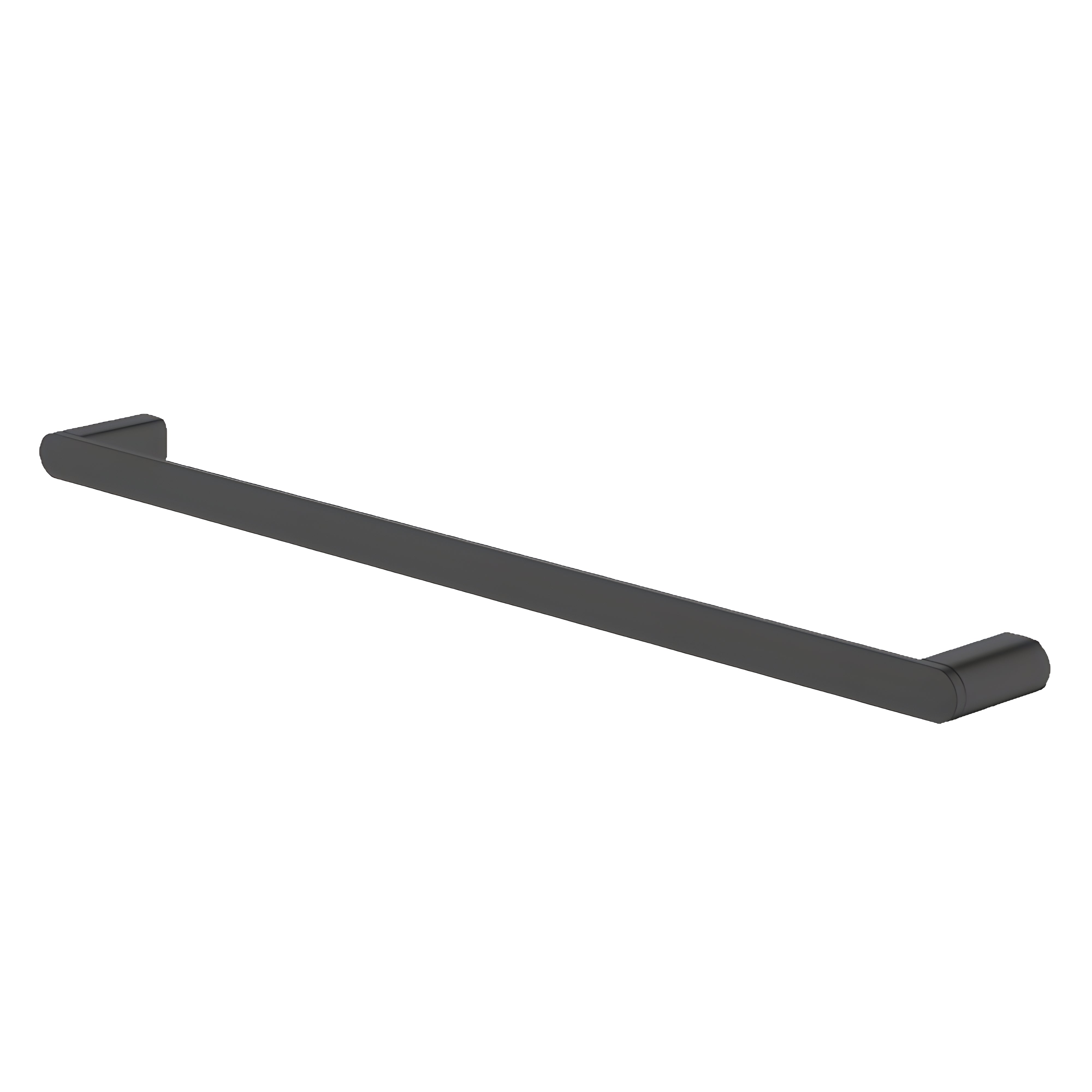 GARETH ASHTON VELA NON-HEATED SINGLE TOWEL RAIL BLACK 600MM