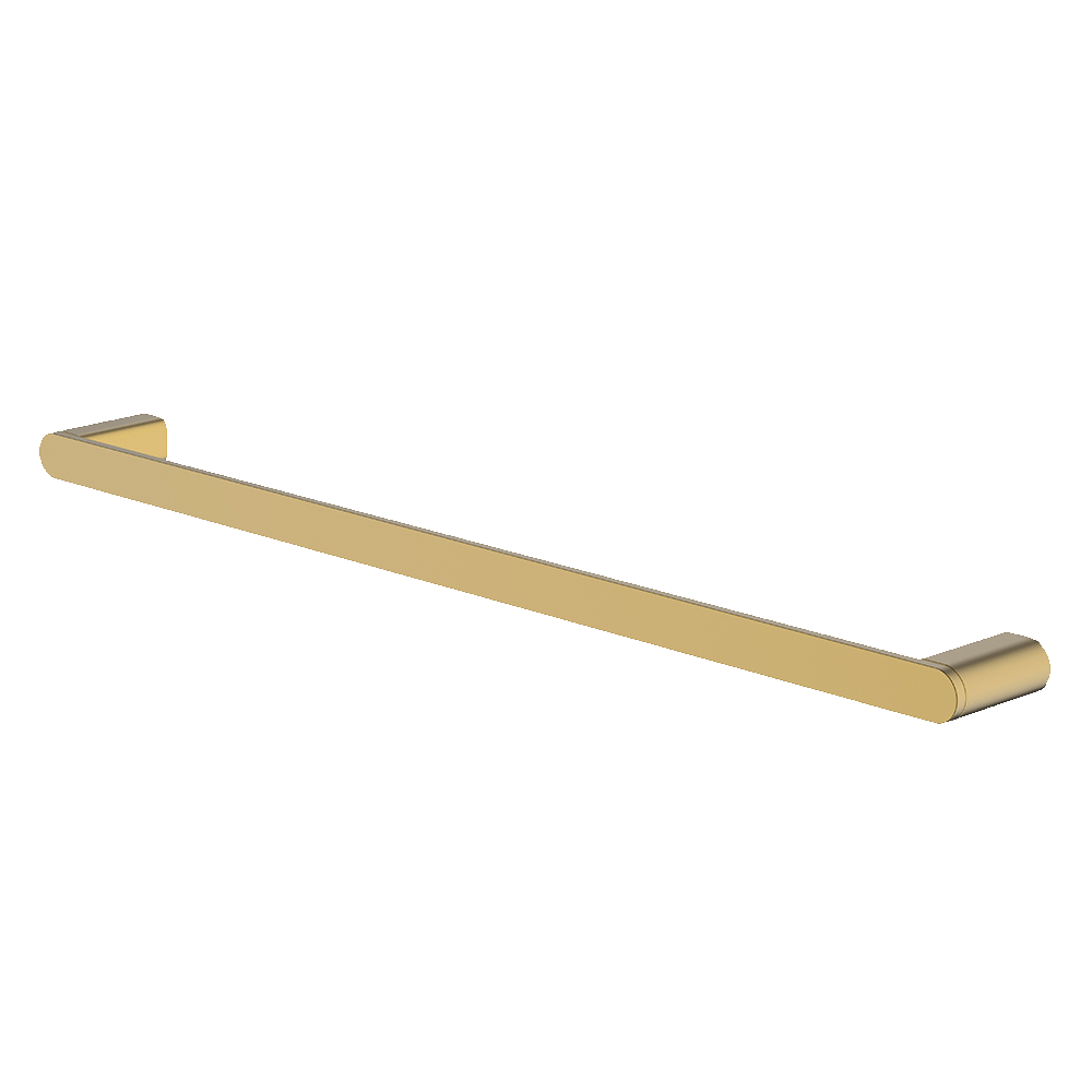 GARETH ASHTON VELA NON-HEATED SINGLE TOWEL RAIL BRUSHED BRASS 600MM