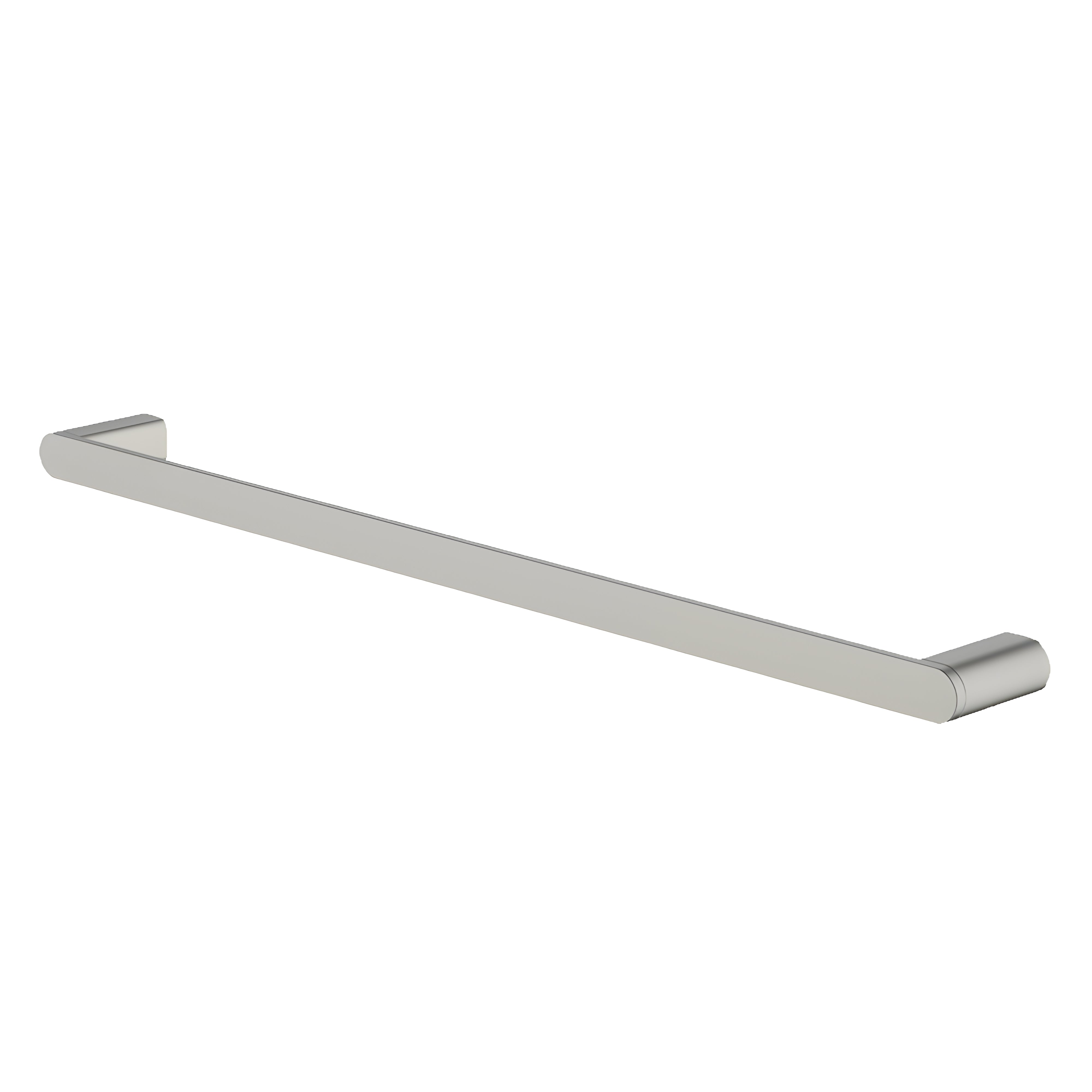 GARETH ASHTON VELA NON-HEATED SINGLE TOWEL RAIL BRUSHED NICKEL 600MM