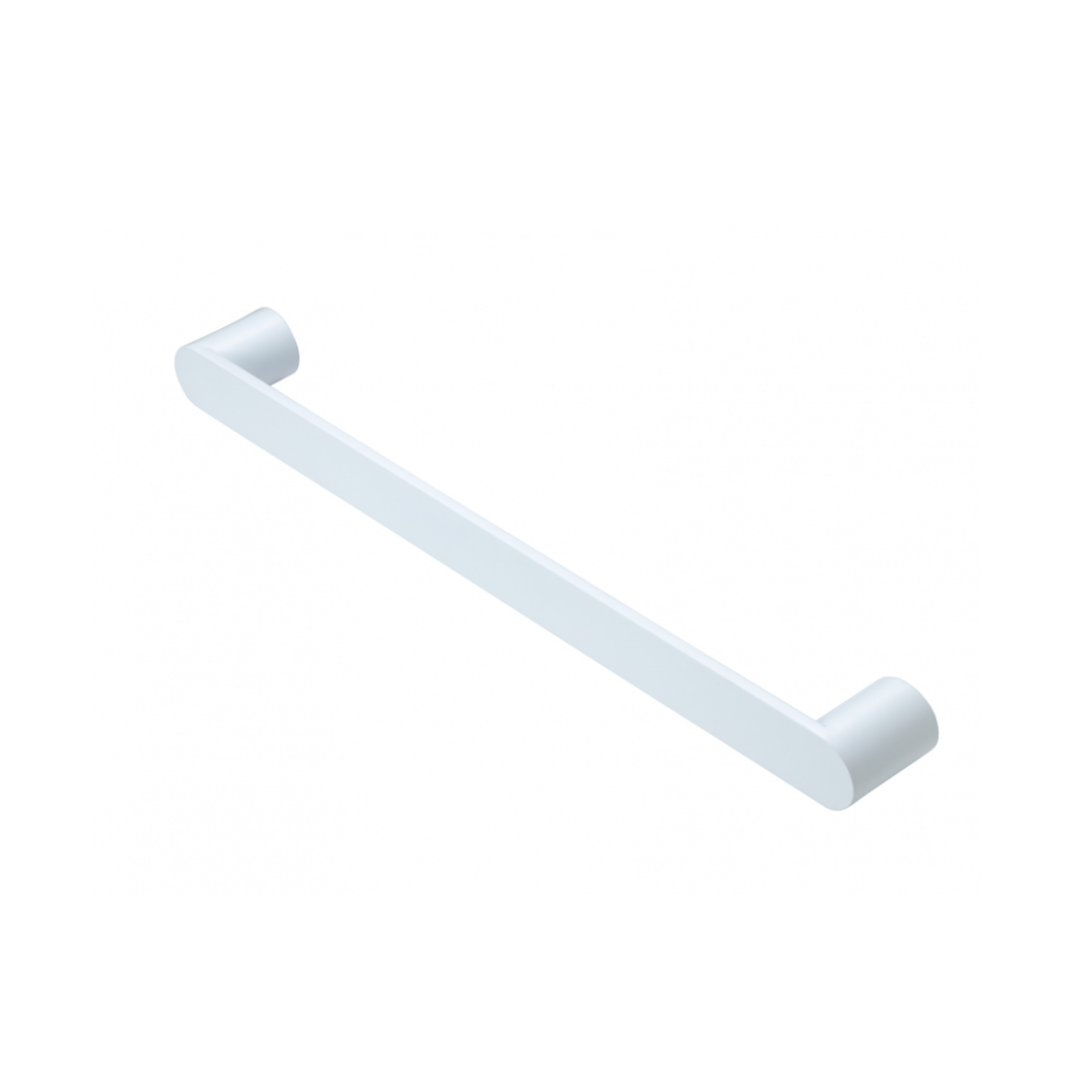 HEIRLOOM STRATA ANNEX HEATED SINGLE TOWEL RAIL MATTE WHITE 632MM