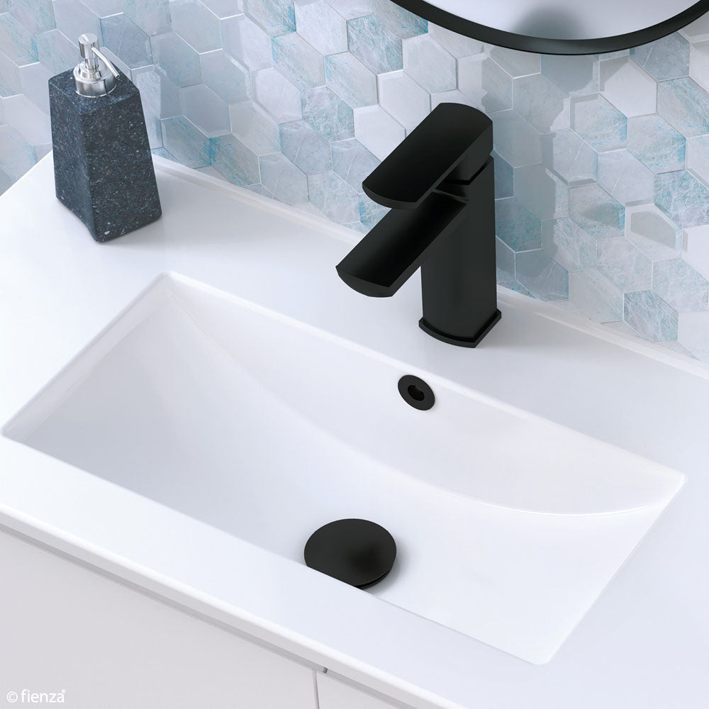 FIENZA UNIVERSAL POP-UP/PULL-OUT BASIN WASTE 32/40MM MATTE BLACK