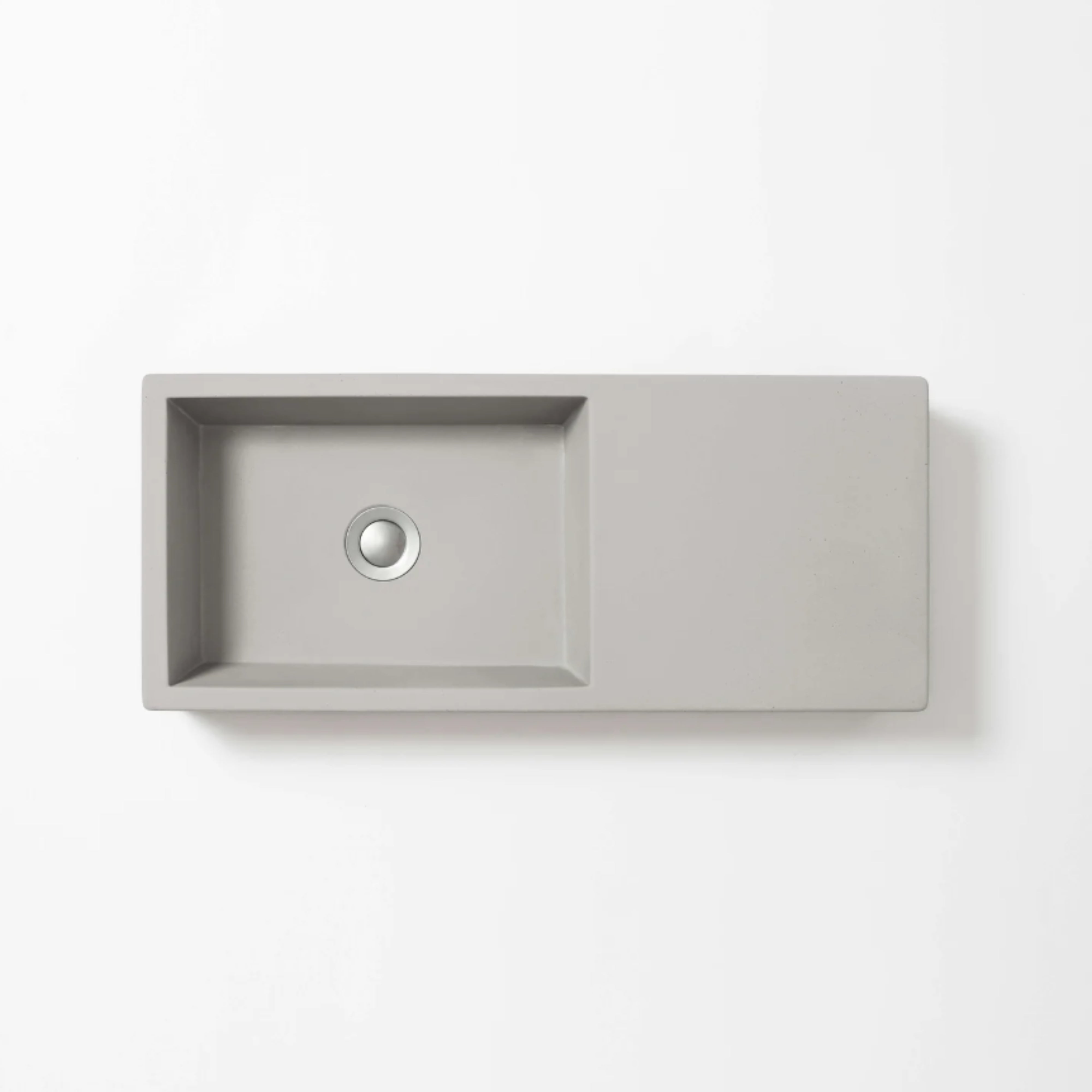 CONCRETE STUDIO WEERLO COMPACT CONCRETE BASIN LIGHT GREY 610MM