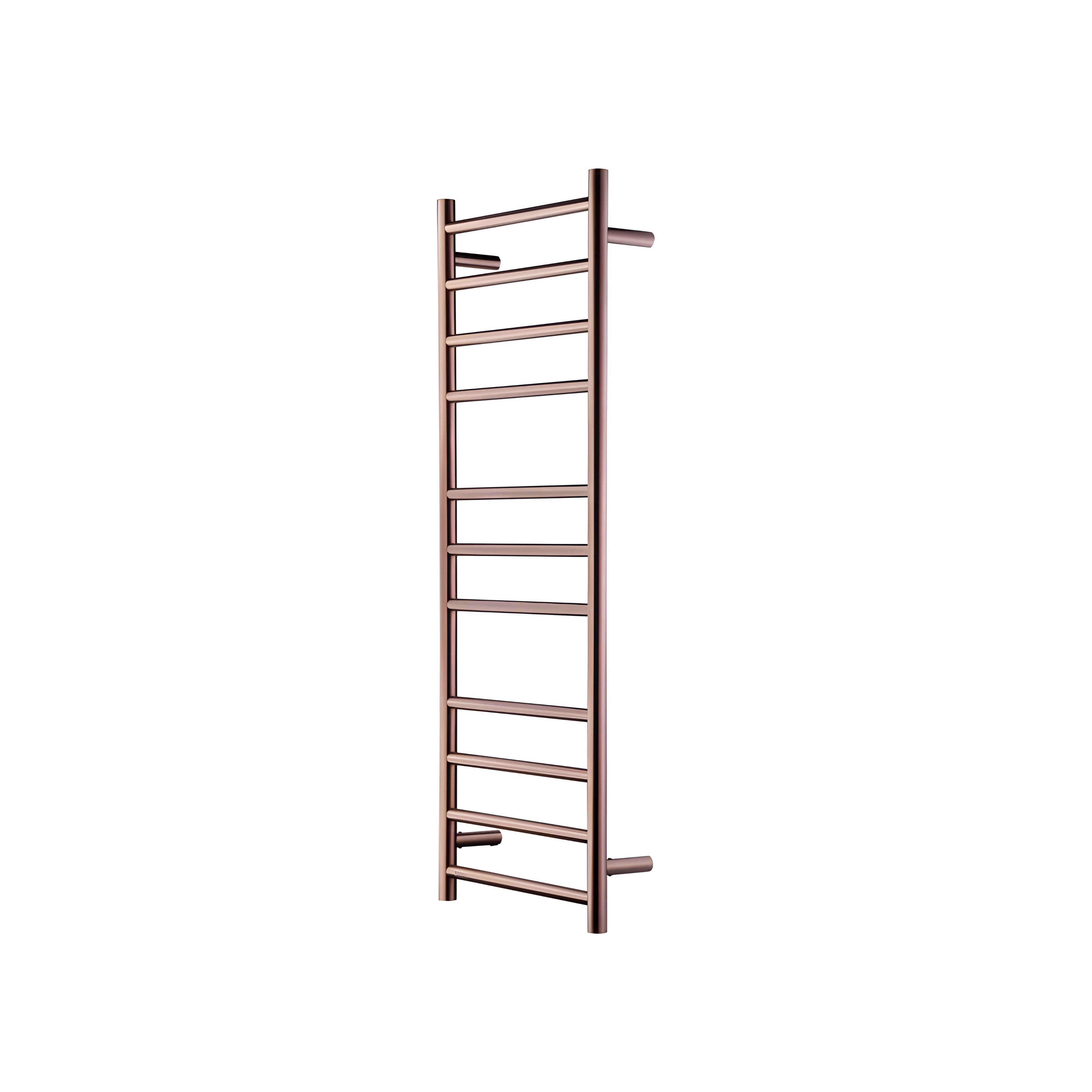 HEIRLOOM GENESIS SLIMLINE HEATED TOWEL RAIL BRUSHED COPPER 1220MM