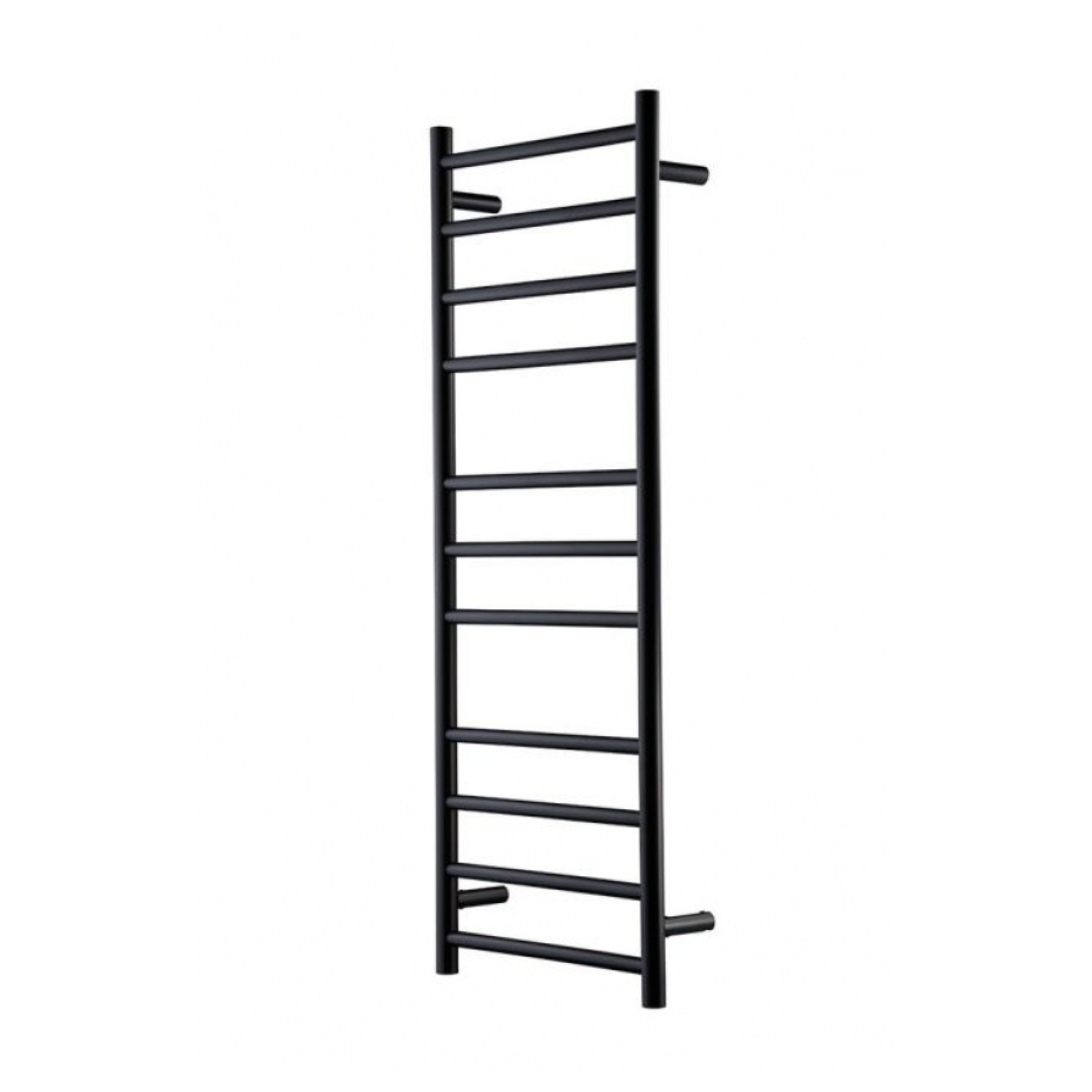 HEIRLOOM GENESIS SLIMLINE HEATED TOWEL RAIL NERO BLACK 1220MM