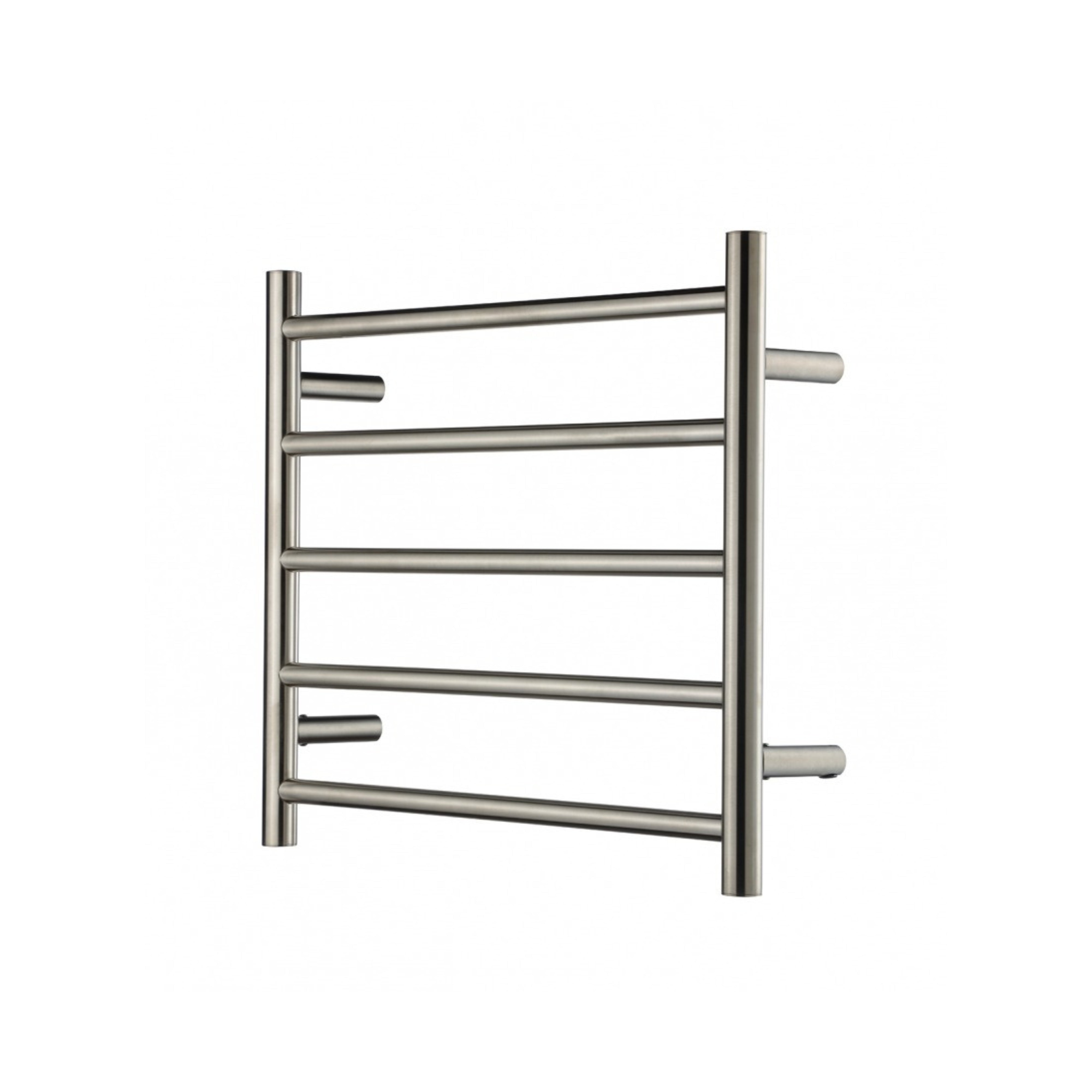 HEIRLOOM GENESIS HEATED TOWEL RAIL BRUSHED NICKEL 510MM