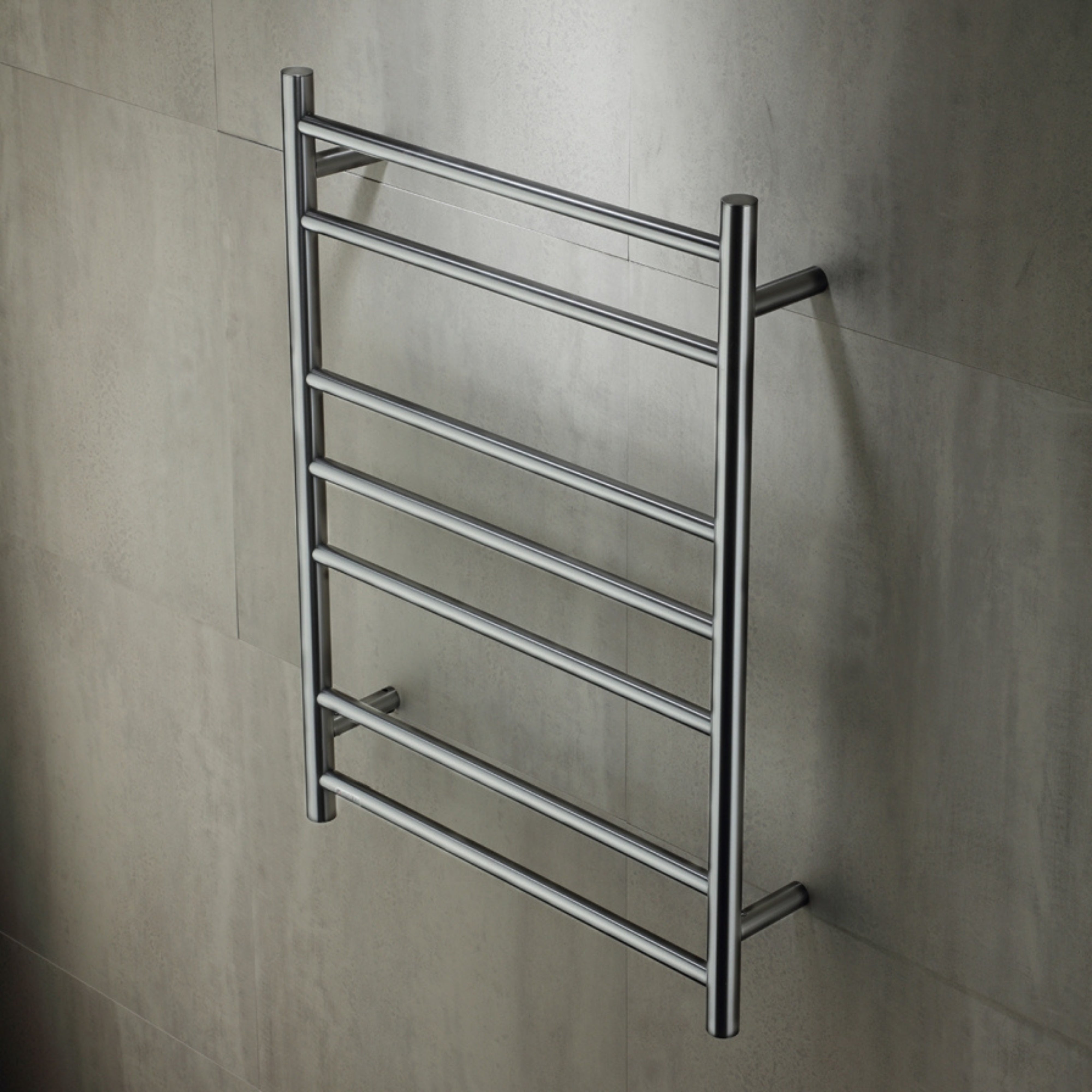 HEIRLOOM GENESIS HEATED TOWEL RAIL GUN METAL 825MM