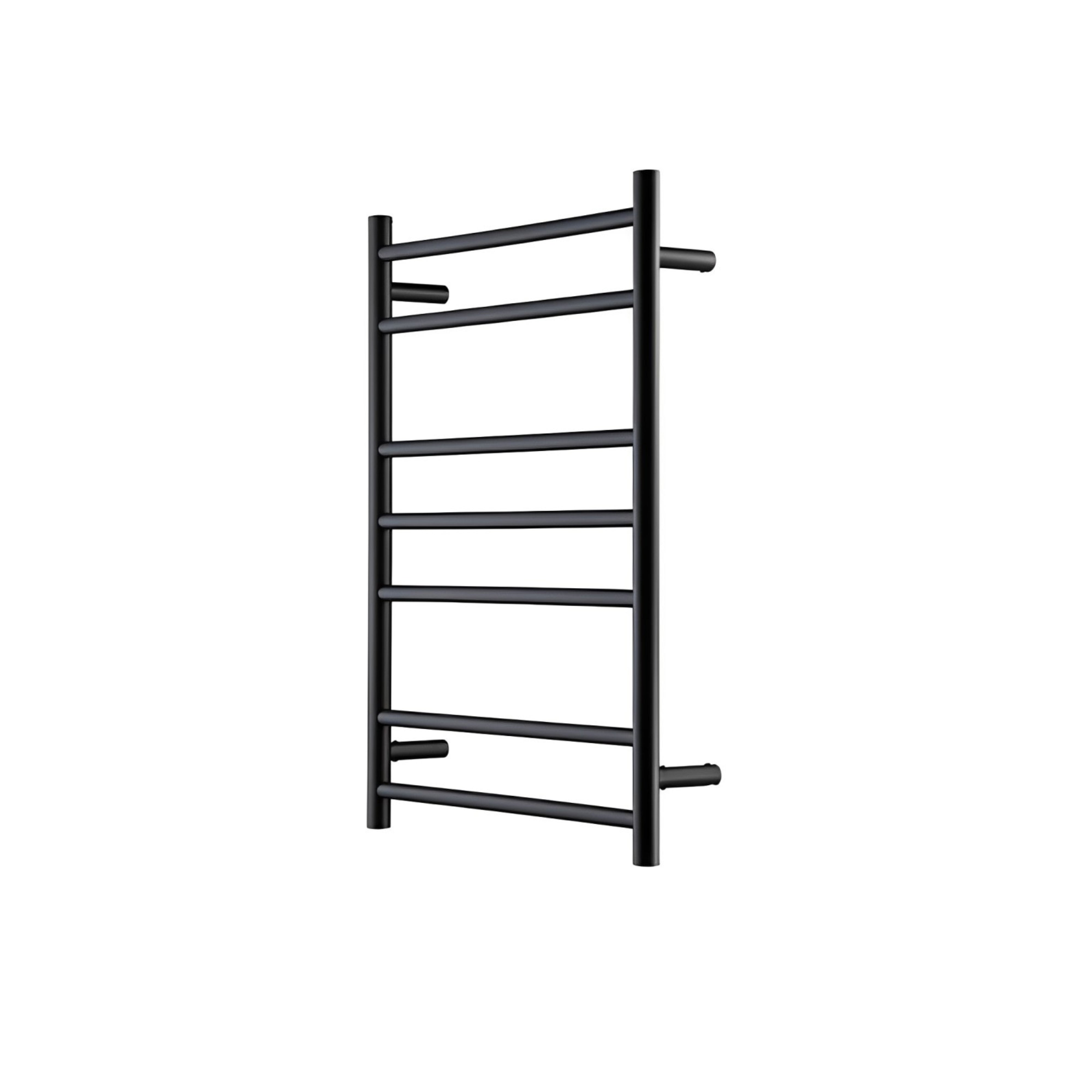 HEIRLOOM GENESIS HEATED TOWEL RAIL NERO BLACK 825MM