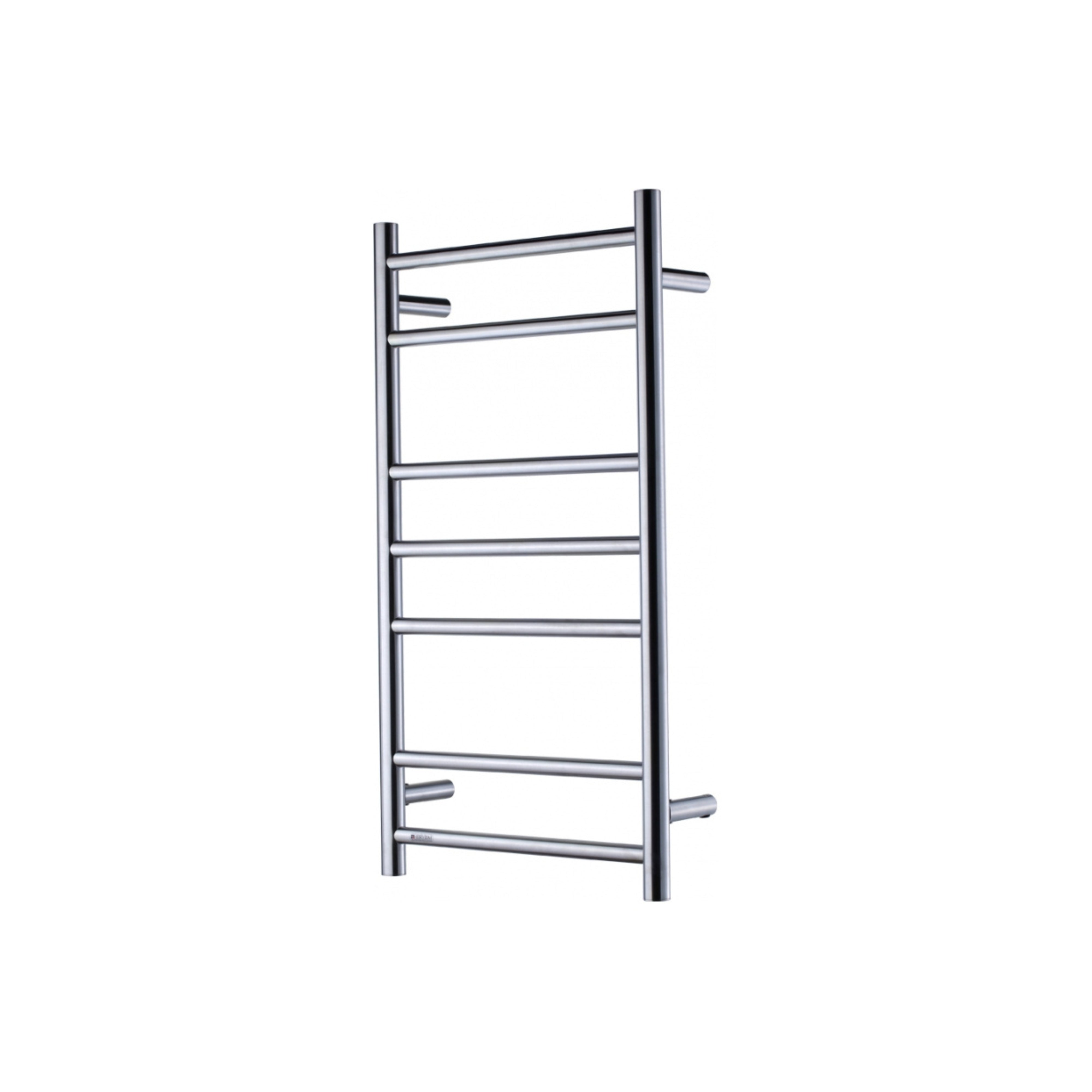 HEIRLOOM GENESIS SLIMLINE HEATED TOWEL RAIL BRUSHED STAINLESS STEEL 825MM