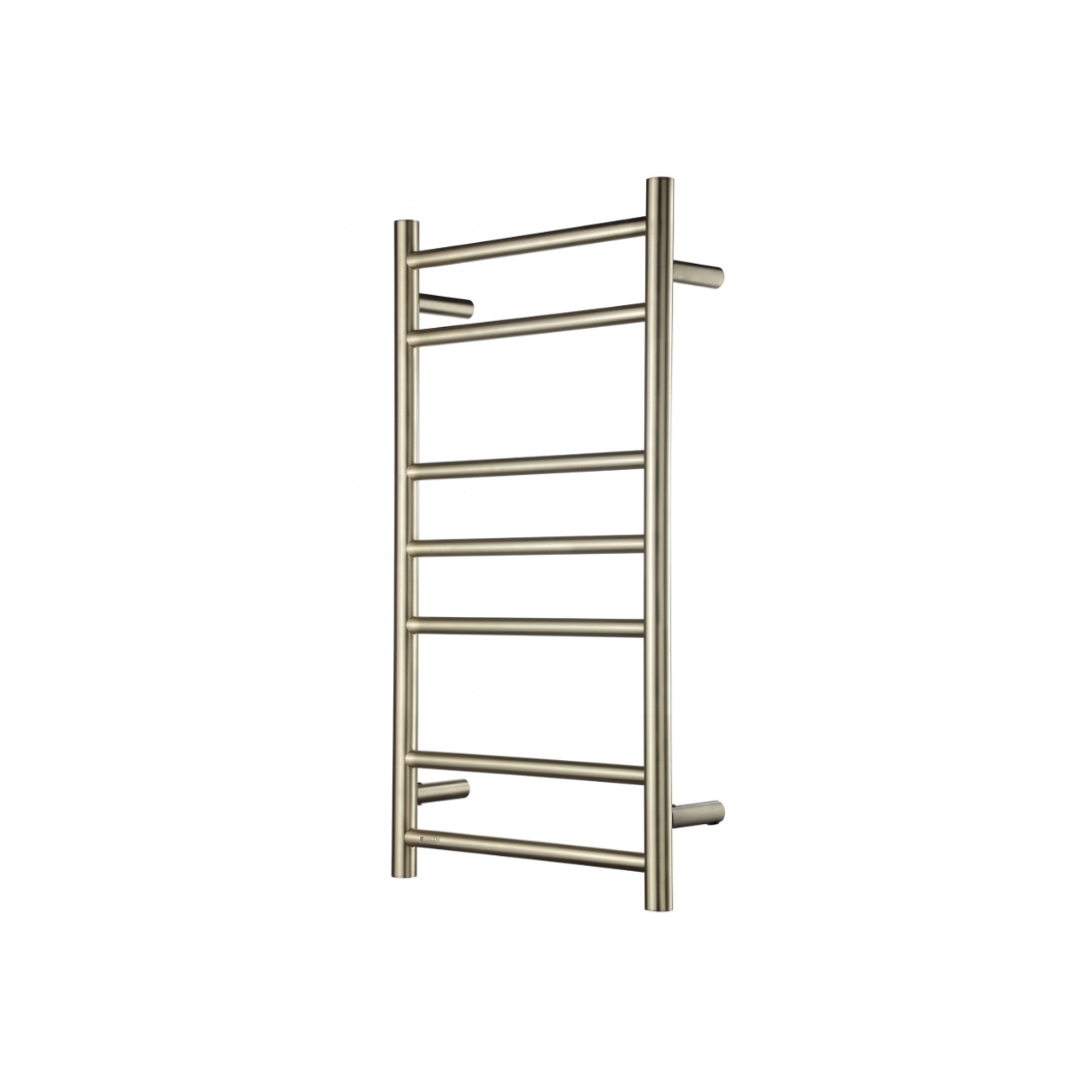 HEIRLOOM GENESIS SLIMLINE HEATED TOWEL RAIL BRUSHED BRASS 825MM