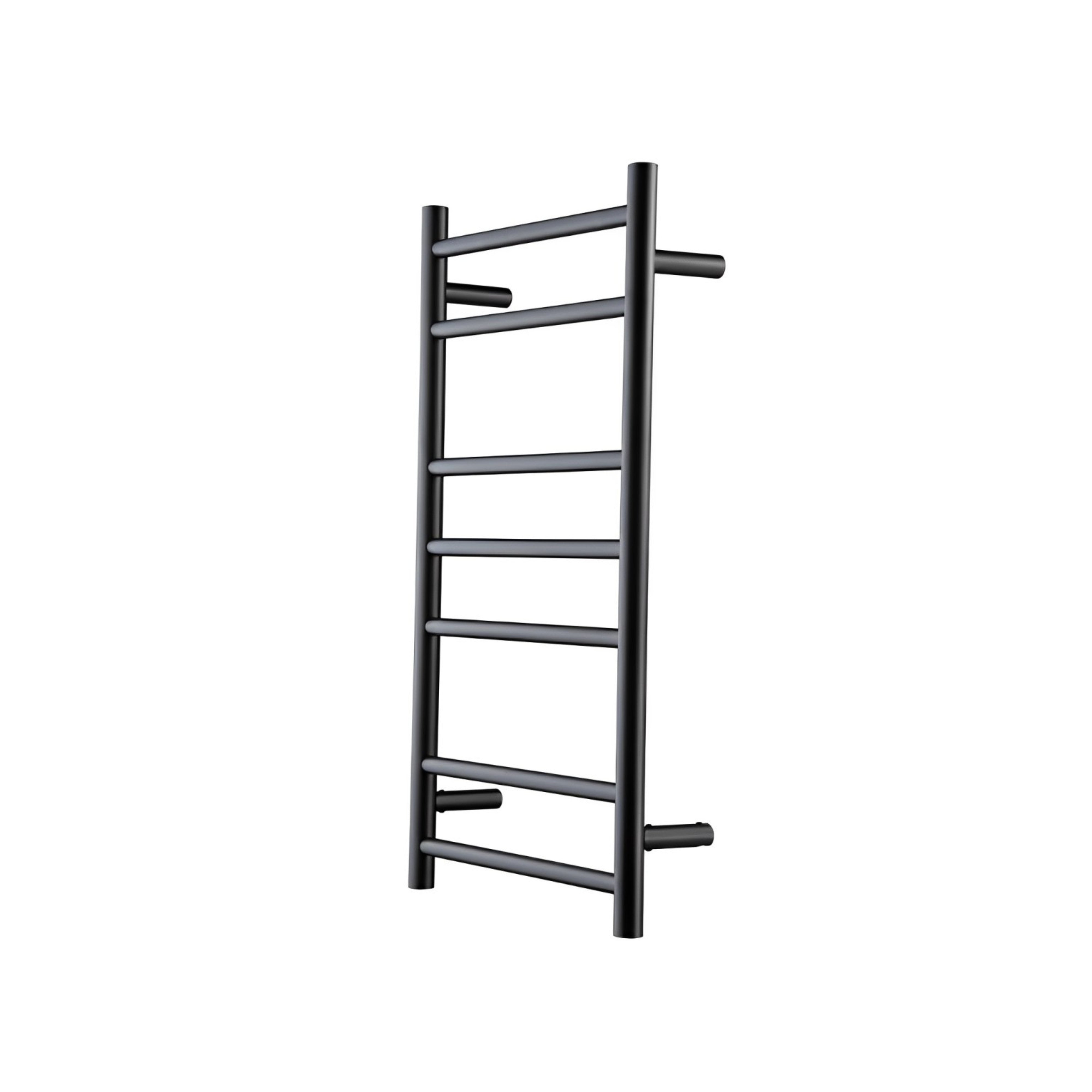 HEIRLOOM GENESIS SLIMLINE HEATED TOWEL RAIL NERO BLACK 825MM