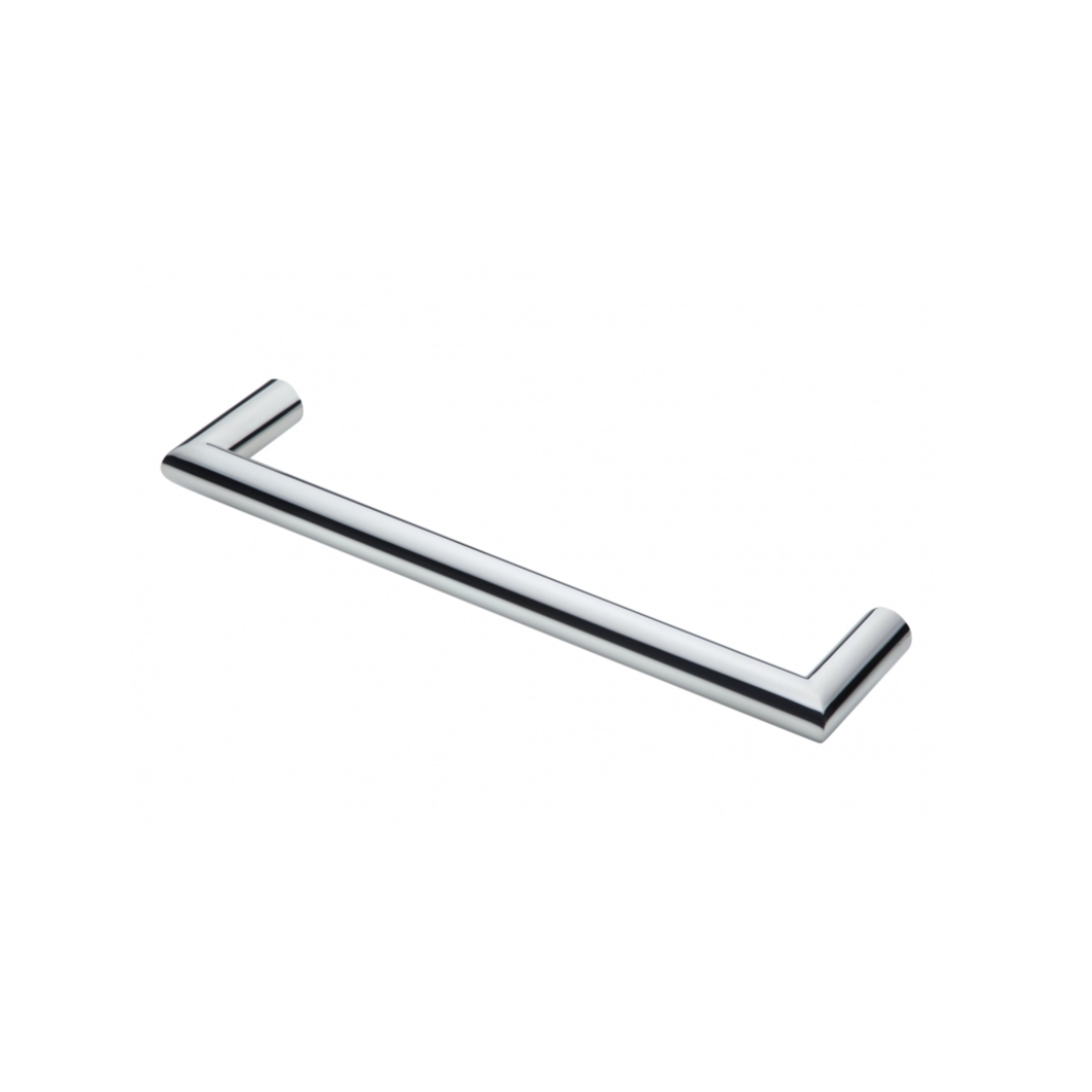 HEIRLOOM STRATA GENESIS SLIMLINE HEATED SINGLE TOWEL RAIL BRUSHED STAINLESS STEEL 460MM