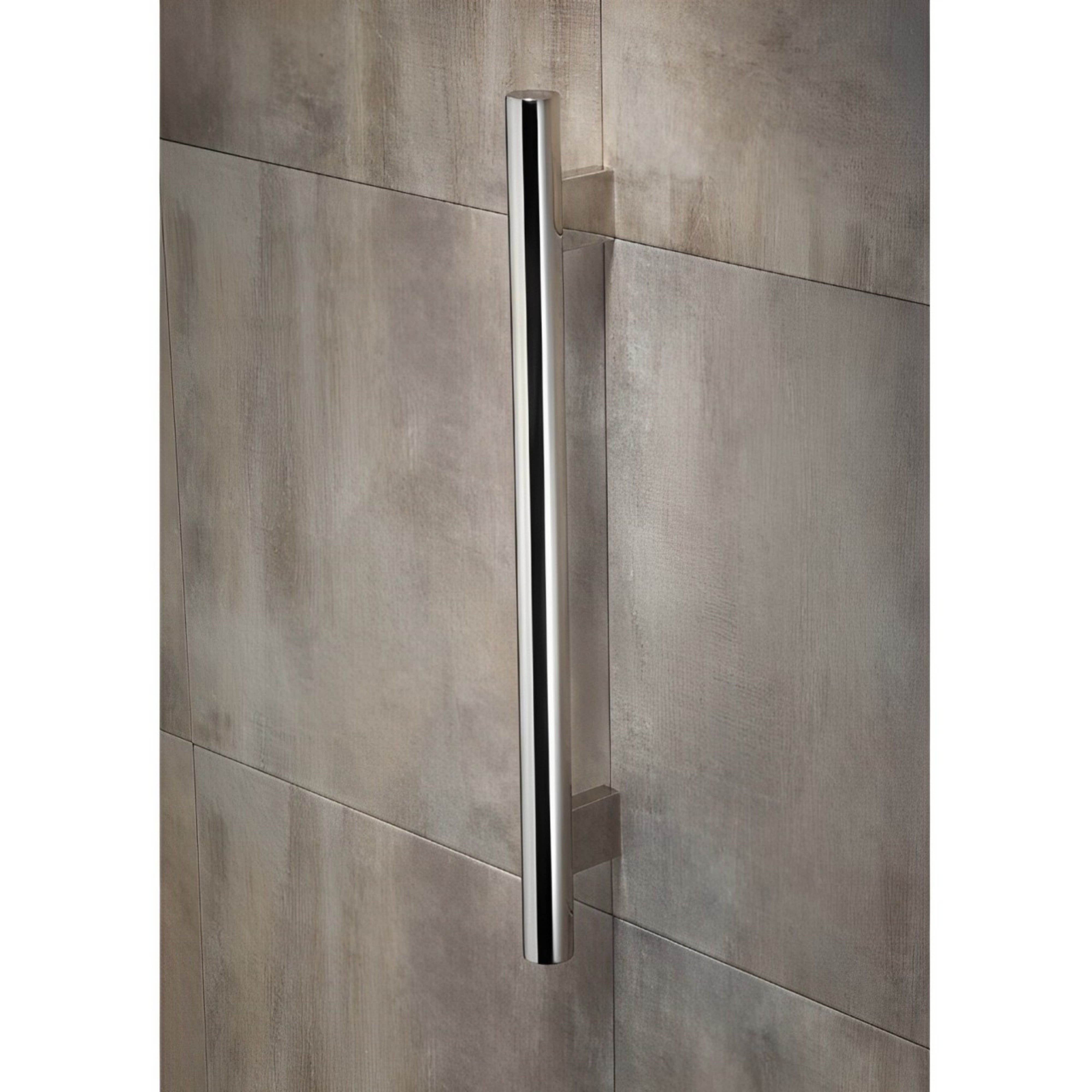 HEIRLOOM HEIKO POLE HEATED SINGLE TOWEL RAIL STAINLESS STEEL 1000MM