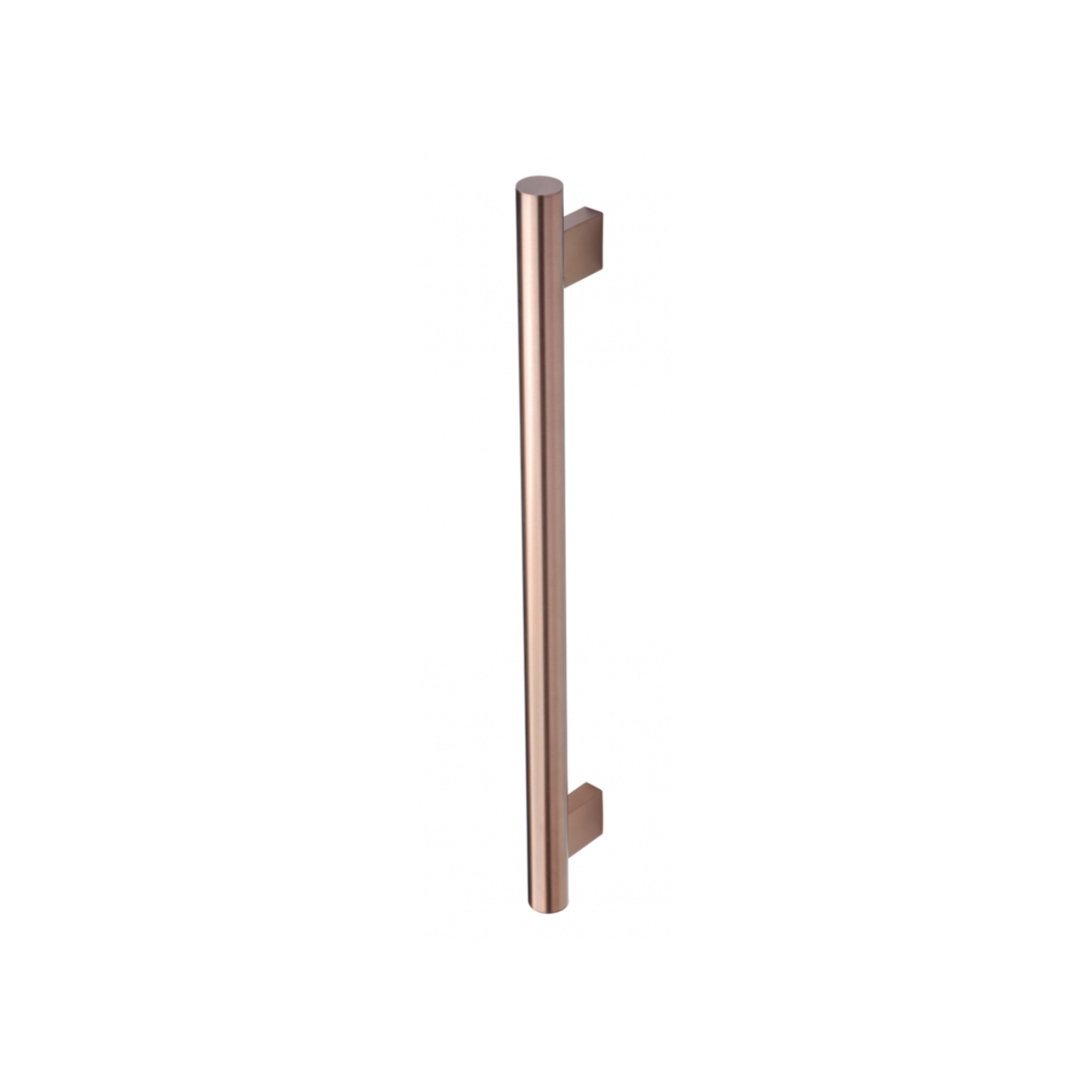 HEIRLOOM HEIKO POLE HEATED SINGLE TOWEL RAIL BRUSHED COPPER 1000MM