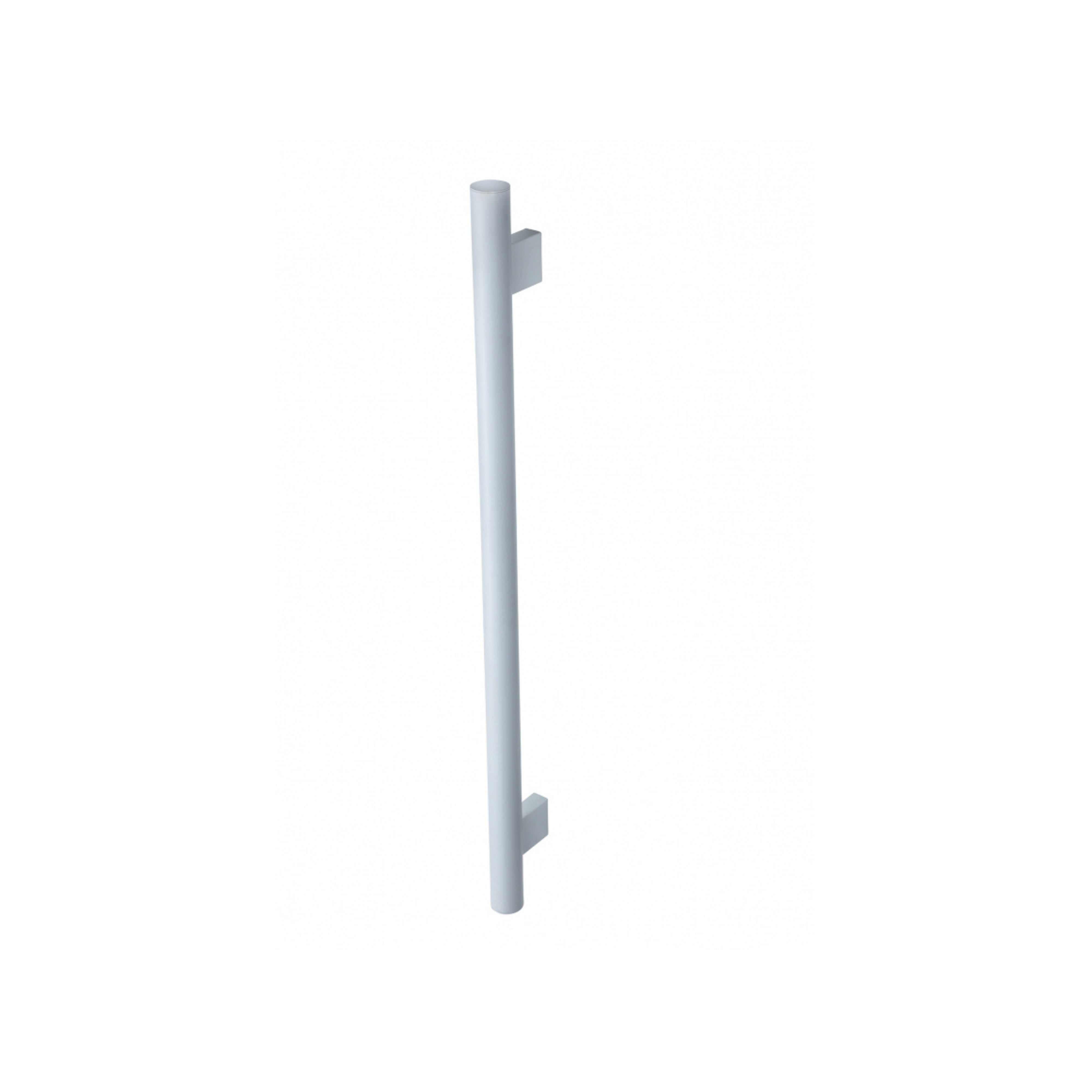 HEIRLOOM HEIKO POLE HEATED SINGLE TOWEL RAIL MATTE WHITE 1000MM