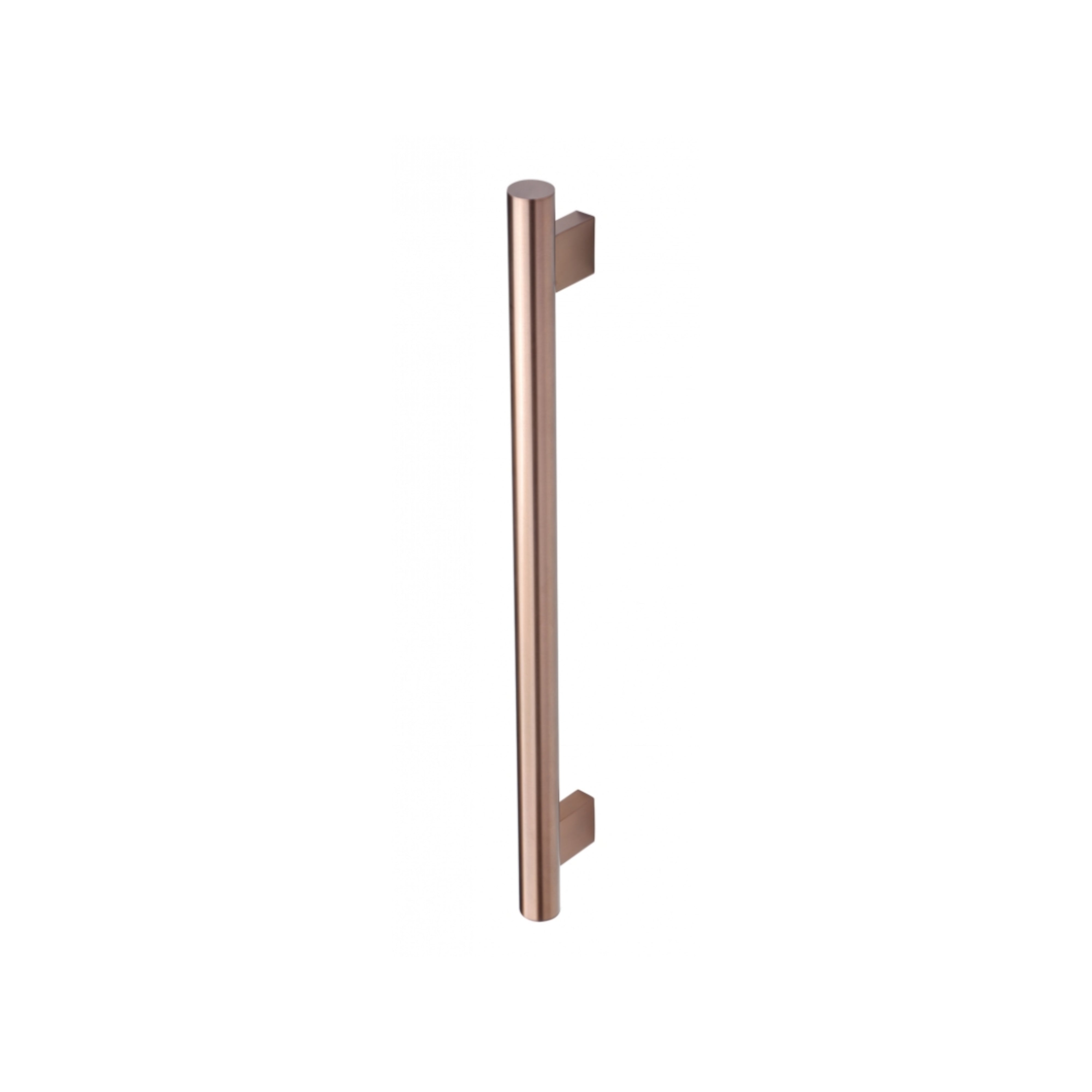 HEIRLOOM HEIKO POLE HEATED SINGLE TOWEL RAIL BRUSHED COPPER 850MM