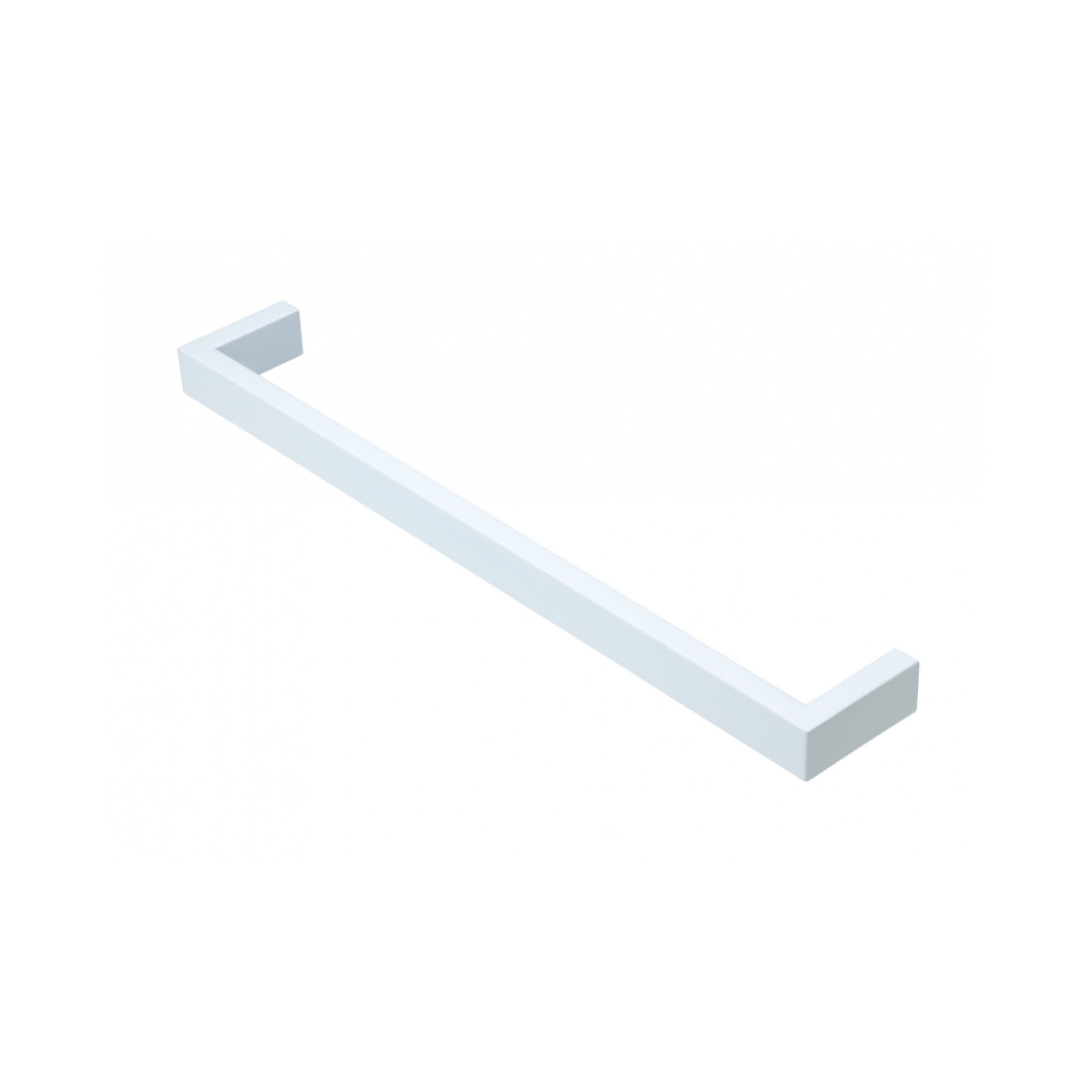 HEIRLOOM STRATA STUDIO 1 SLIMLINE HEATED SINGLE TOWEL RAIL MATTE WHITE 460MM