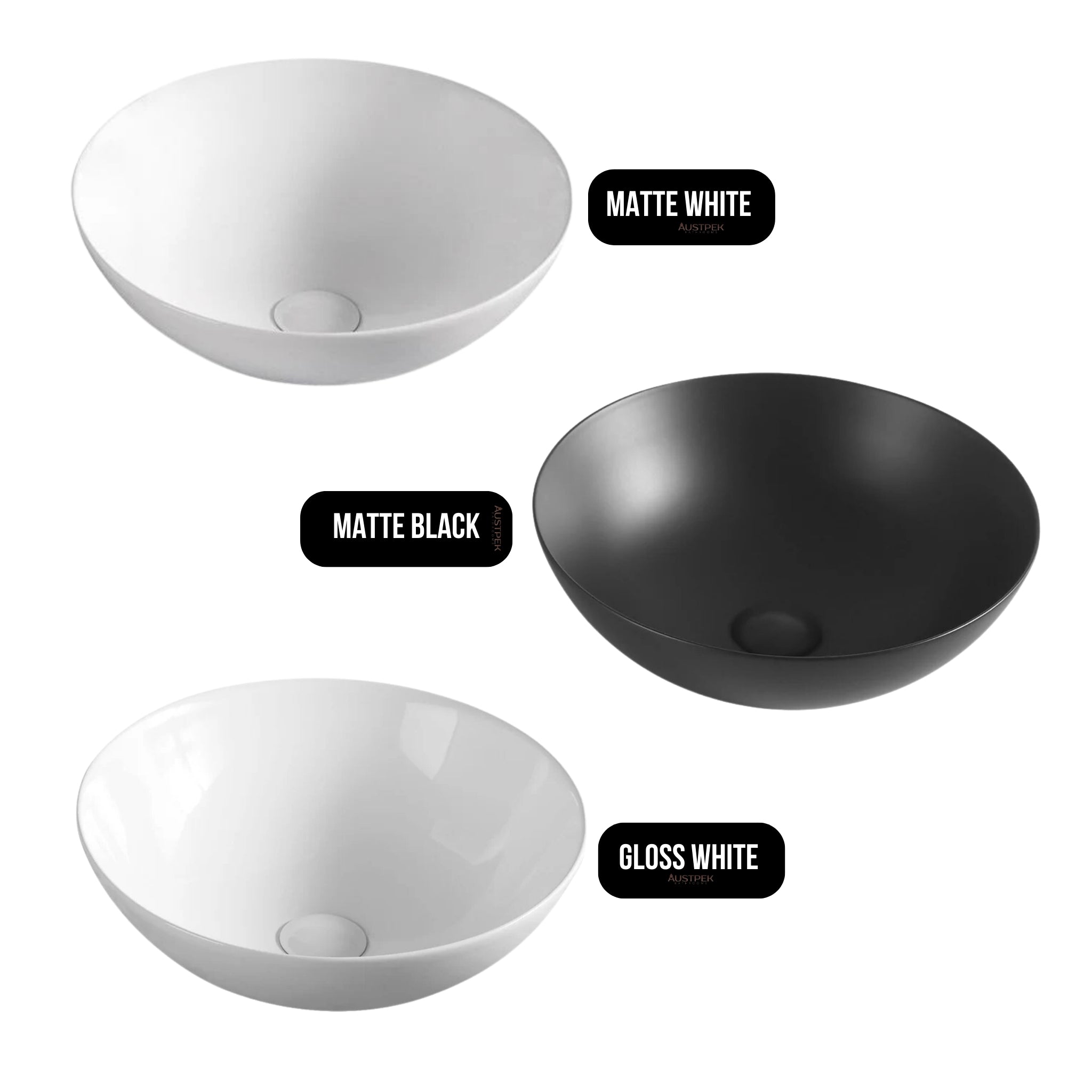 XENIA ARGYLE BASIN MATTE BLACK 405MM