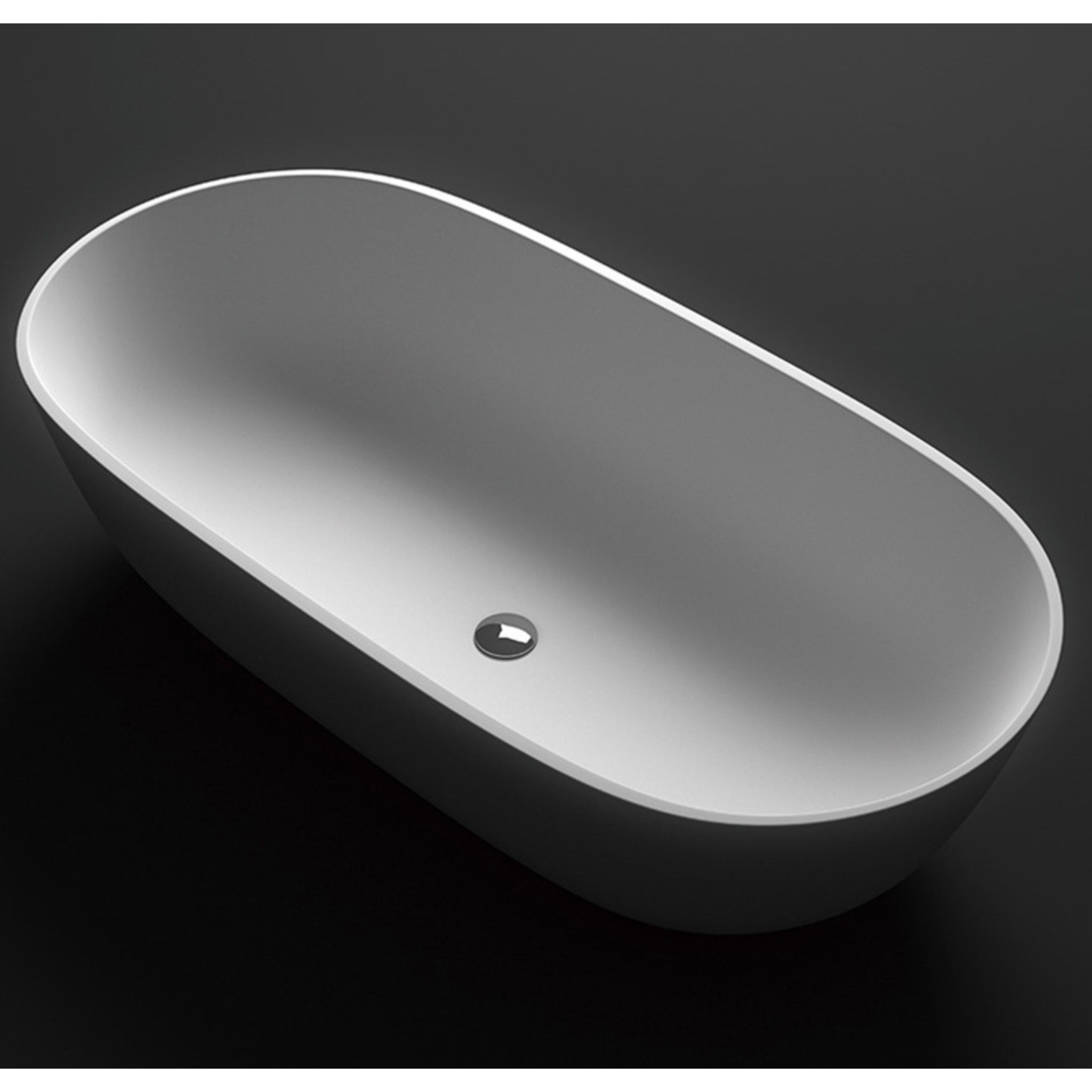 KASKADE AVEO FREESTANDING STONE BATHTUB (AVAILABLE IN 1500MM, 1700MM AND 1780MM)