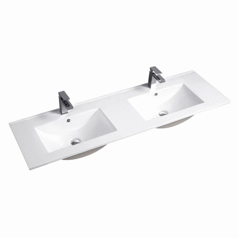 INFINITY KINGO MATTE BLACK 1500MM DOUBLE BOWL WALL HUNG VANITY