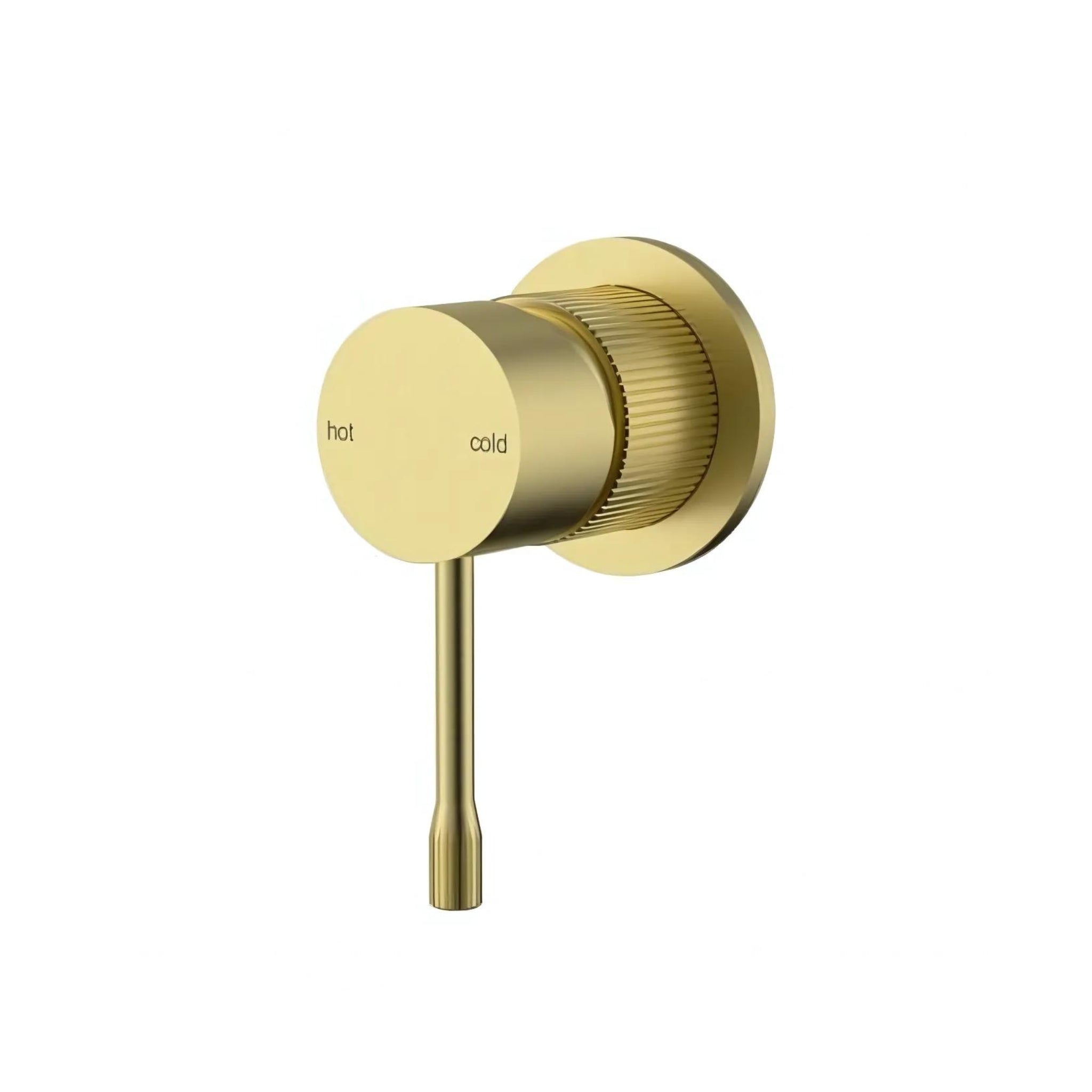 IKON LINIE WALL MIXER TRIM KIT WITH ROUGH IN BODY BRUSHED GOLD