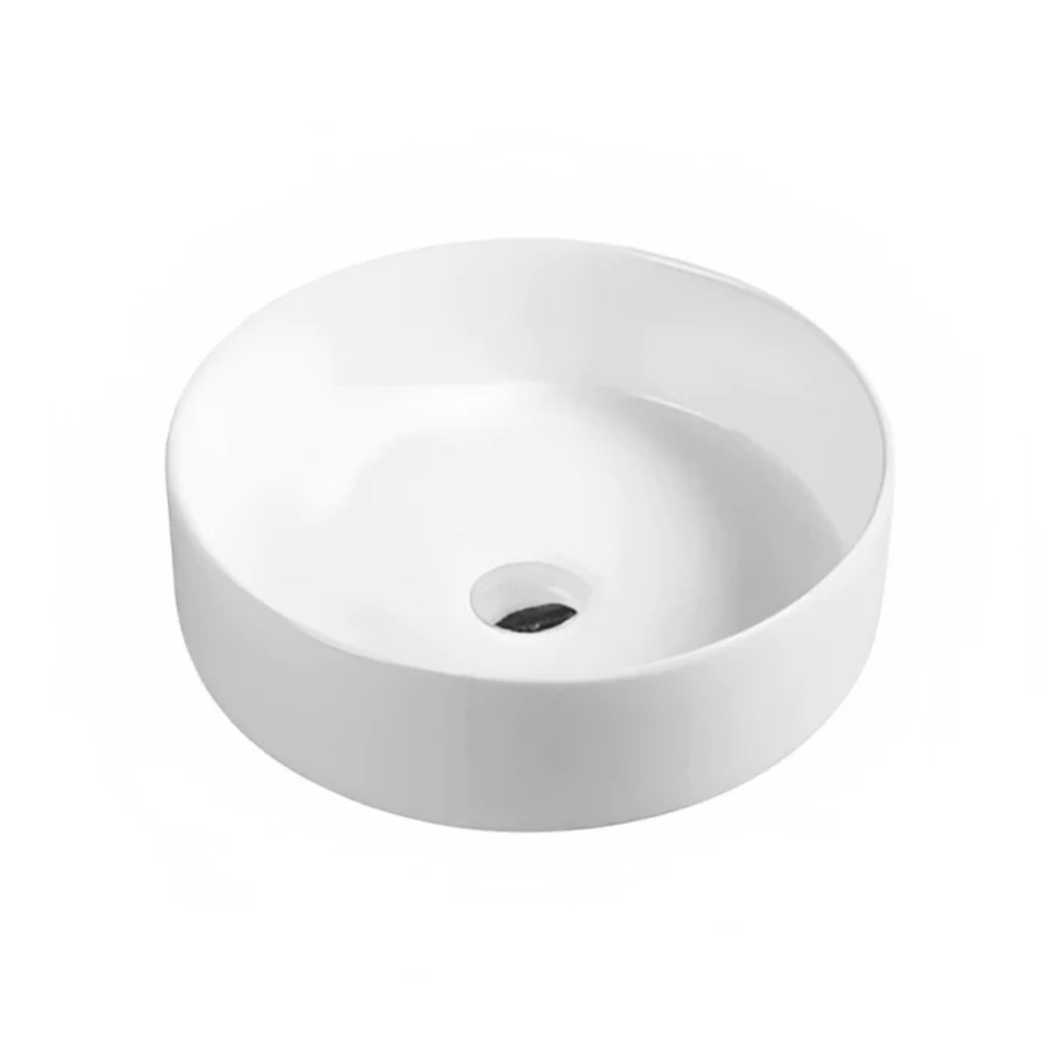 ORIO KESWICK ABOVE COUNTER BASIN GLOSS WHITE 352MM