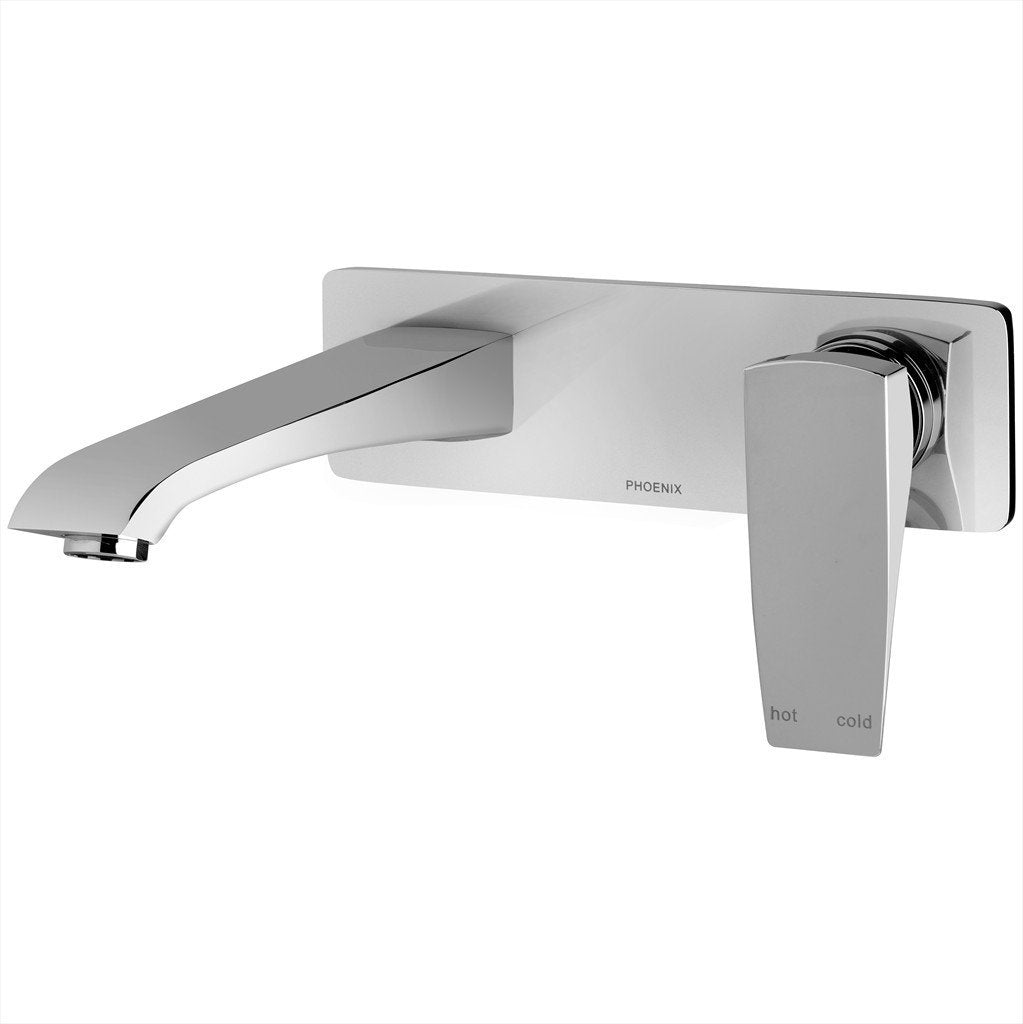 PHOENIX AGRO WALL BASIN MIXER SET 180MM CHROME | Austpek Bathrooms