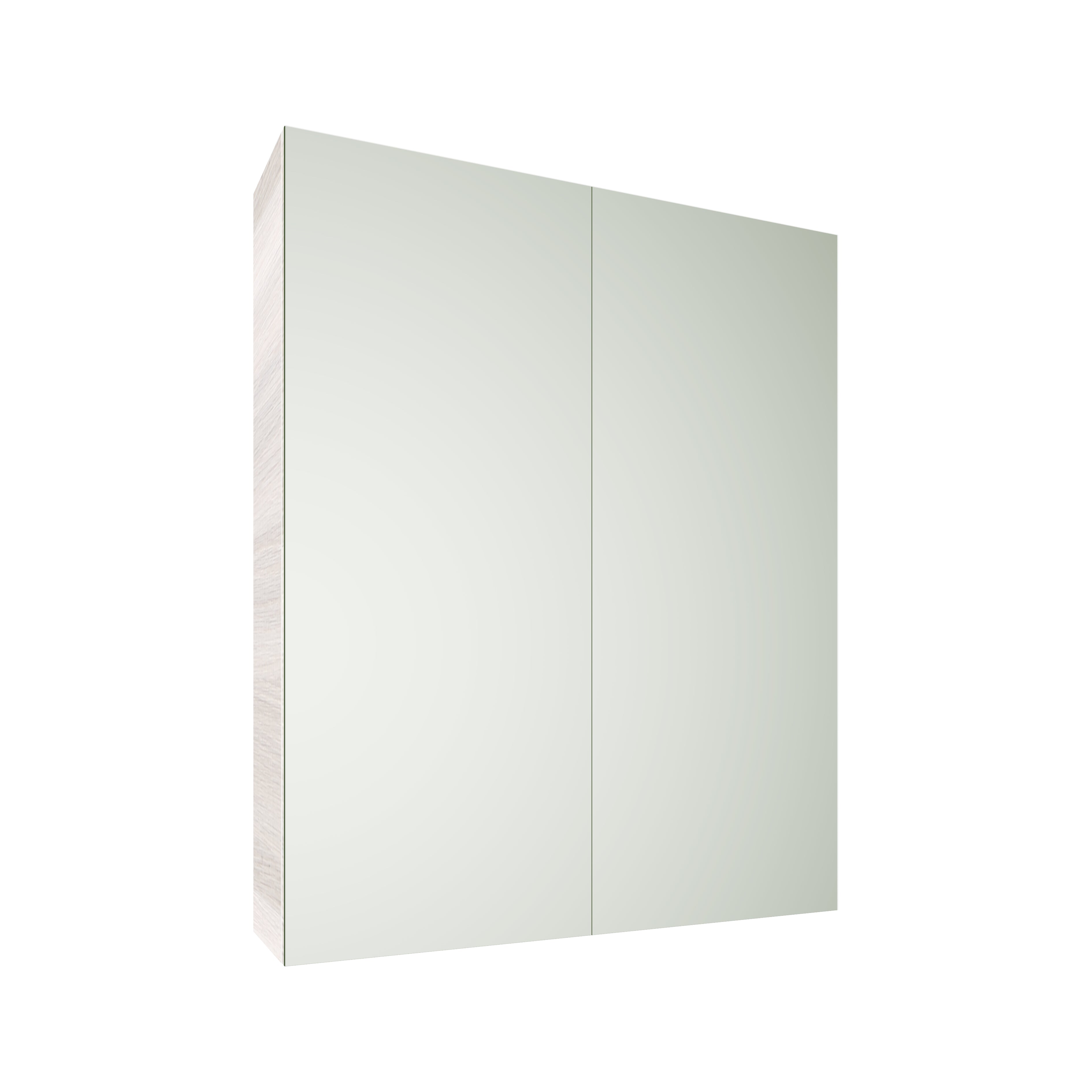 POSEIDON OAK EVIE MIRROR SHAVING CABINET (AVAILABLE IN 600MM AND 750MM)