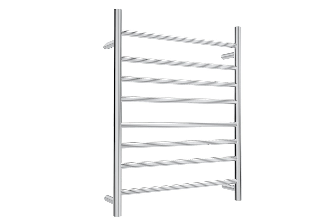 LINSOL ALLEGRA 8 BAR HEATED TOWEL RAIL CHROME 800MM