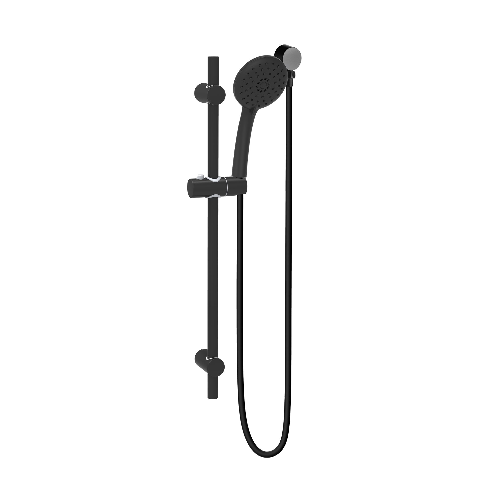 LINKWARE LOUI HAND SHOWER ON RAIL 700MM MATTE BLACK | Austpek Bathrooms