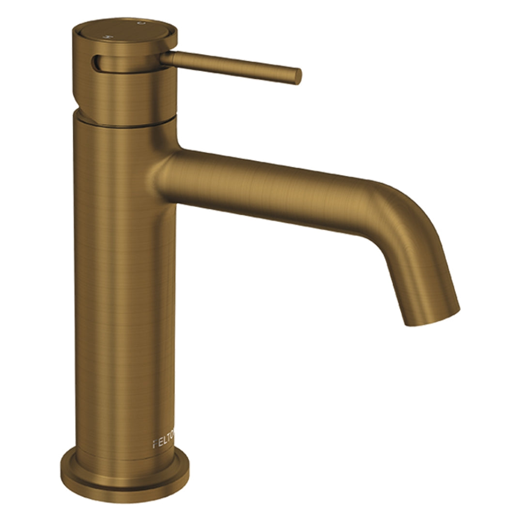 FELTON TATE BASIN MIXER 177MM BRUSHED BRONZE | Austpek Bathrooms