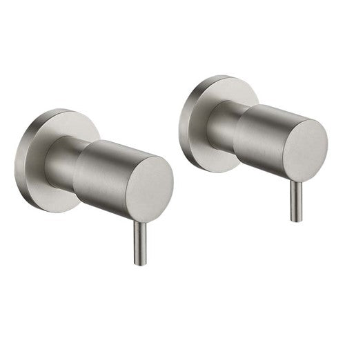 HELLYCAR LUXURY WALL TOP ASSEMBLIES BRUSHED NICKEL | Austpek Bathrooms