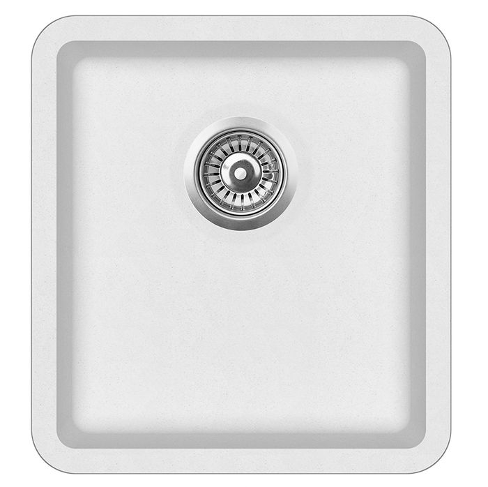 INSPIRE GRANITE KITCHEN SINK WHITE 420MM | Austpek Bathrooms