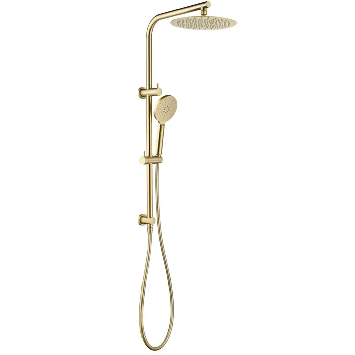 INSPIRE PAVIA COMBO SHOWER SET WITH SINGLE HOSE TOP INLET BRUSHED GOLD ...